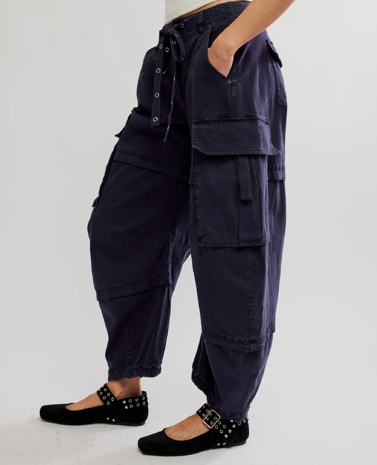 Reef Curved Cargo Pant Black