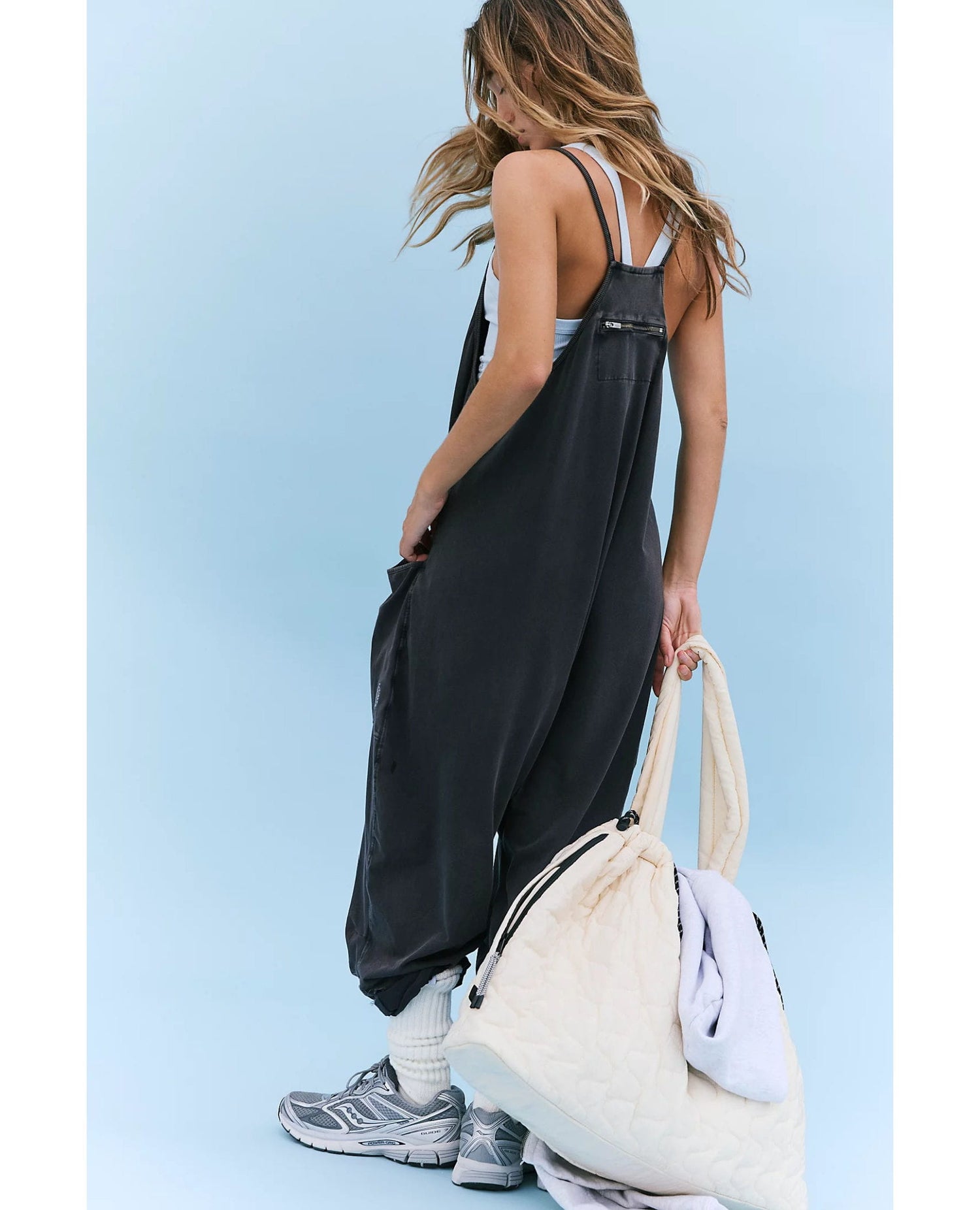 Hot Shot Onesie Washed Black