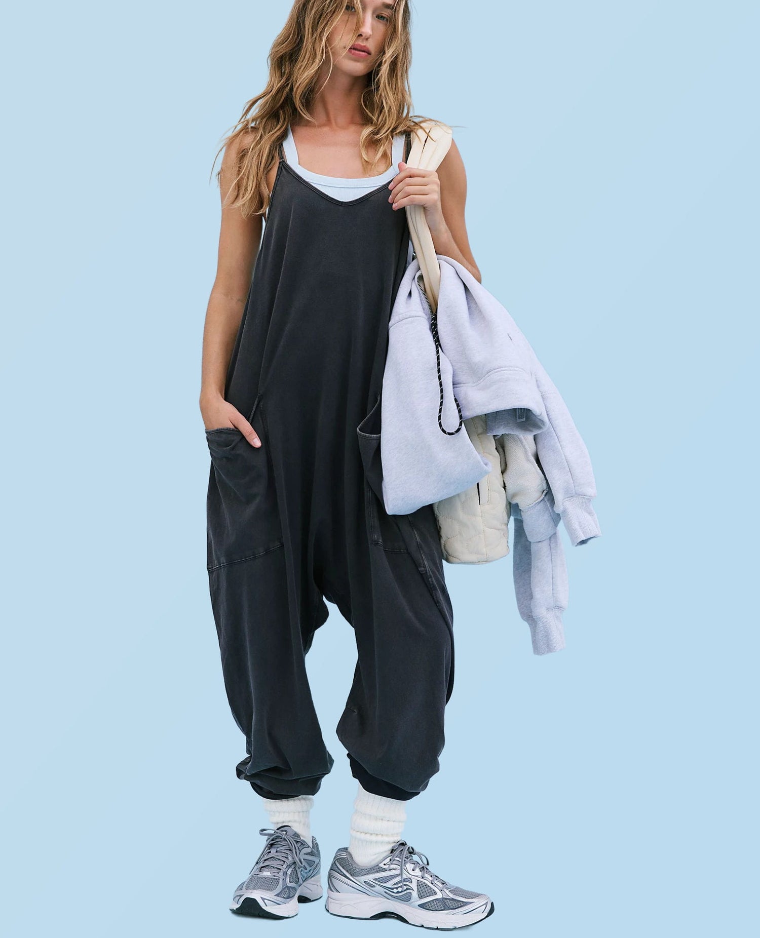 Hot Shot Onesie Washed Black