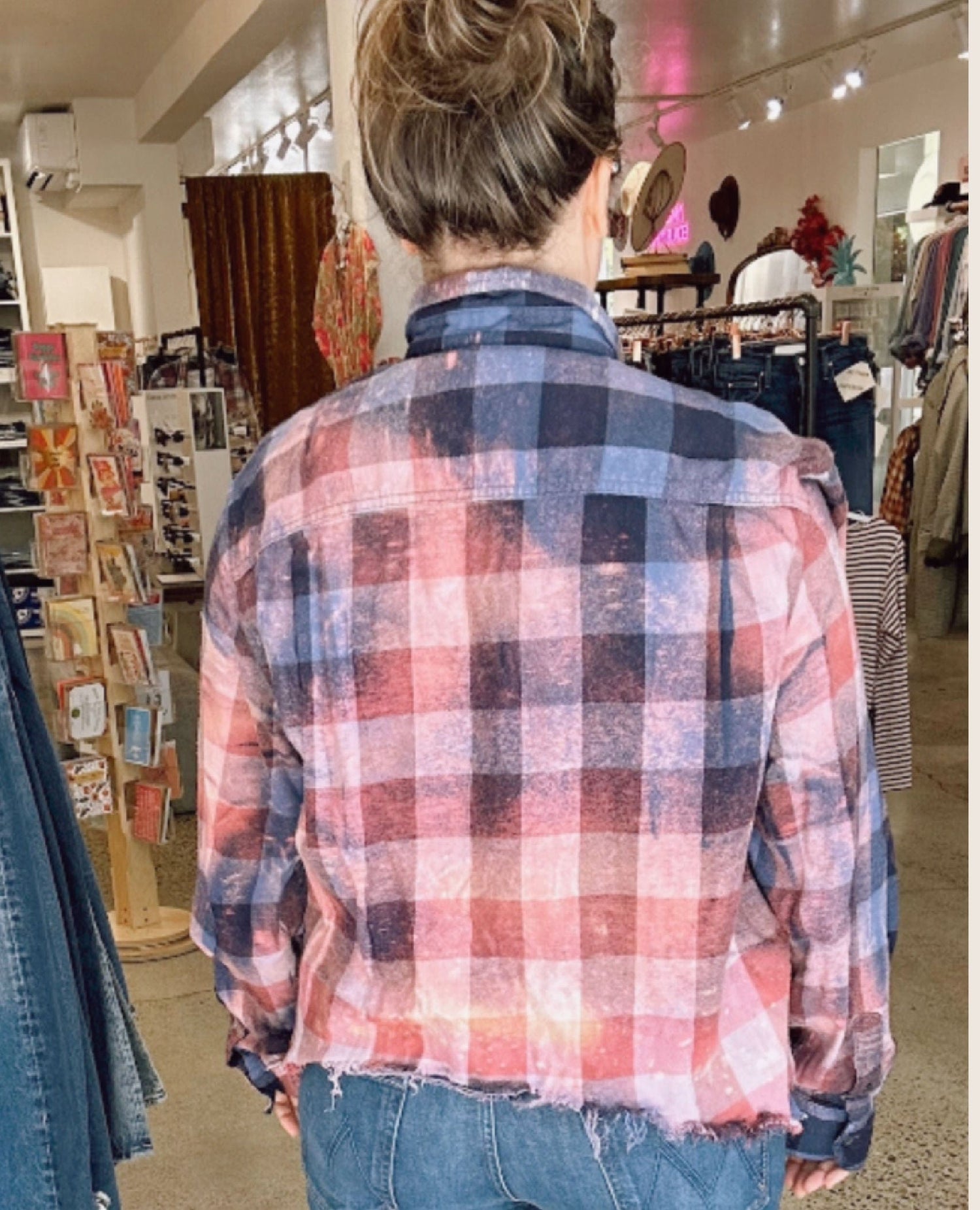 Indigo Sunset Flannel One Size