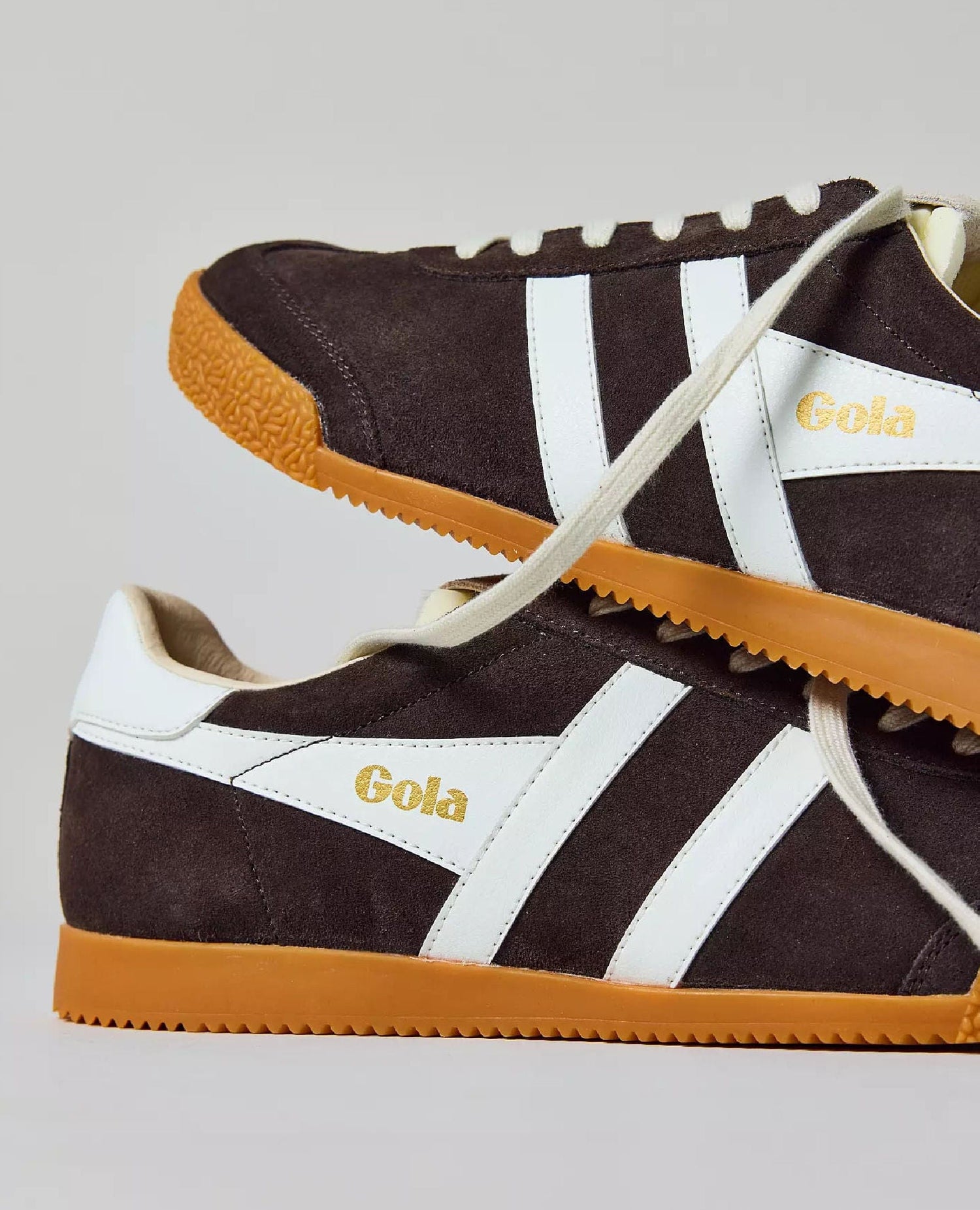 Gola Women's Elan Sneaker Mocha/White