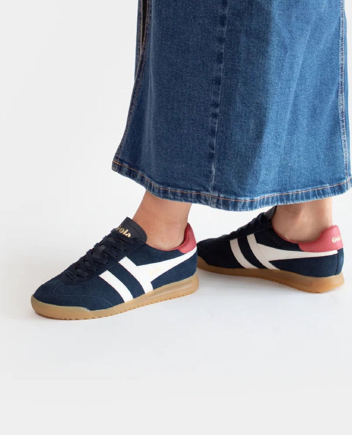 Gola Torpedo Navy Coral Sneakers