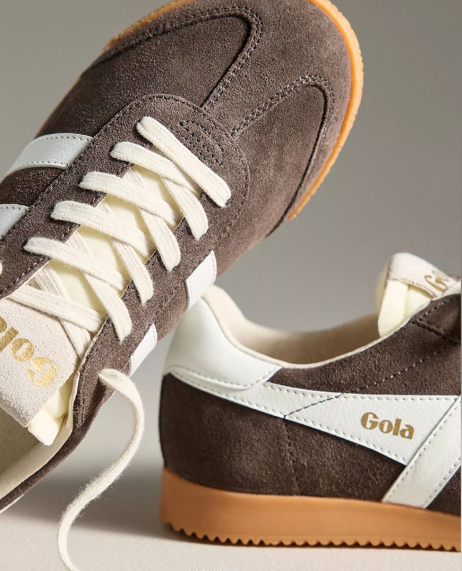Gola Women's Elan Sneaker Mocha/White