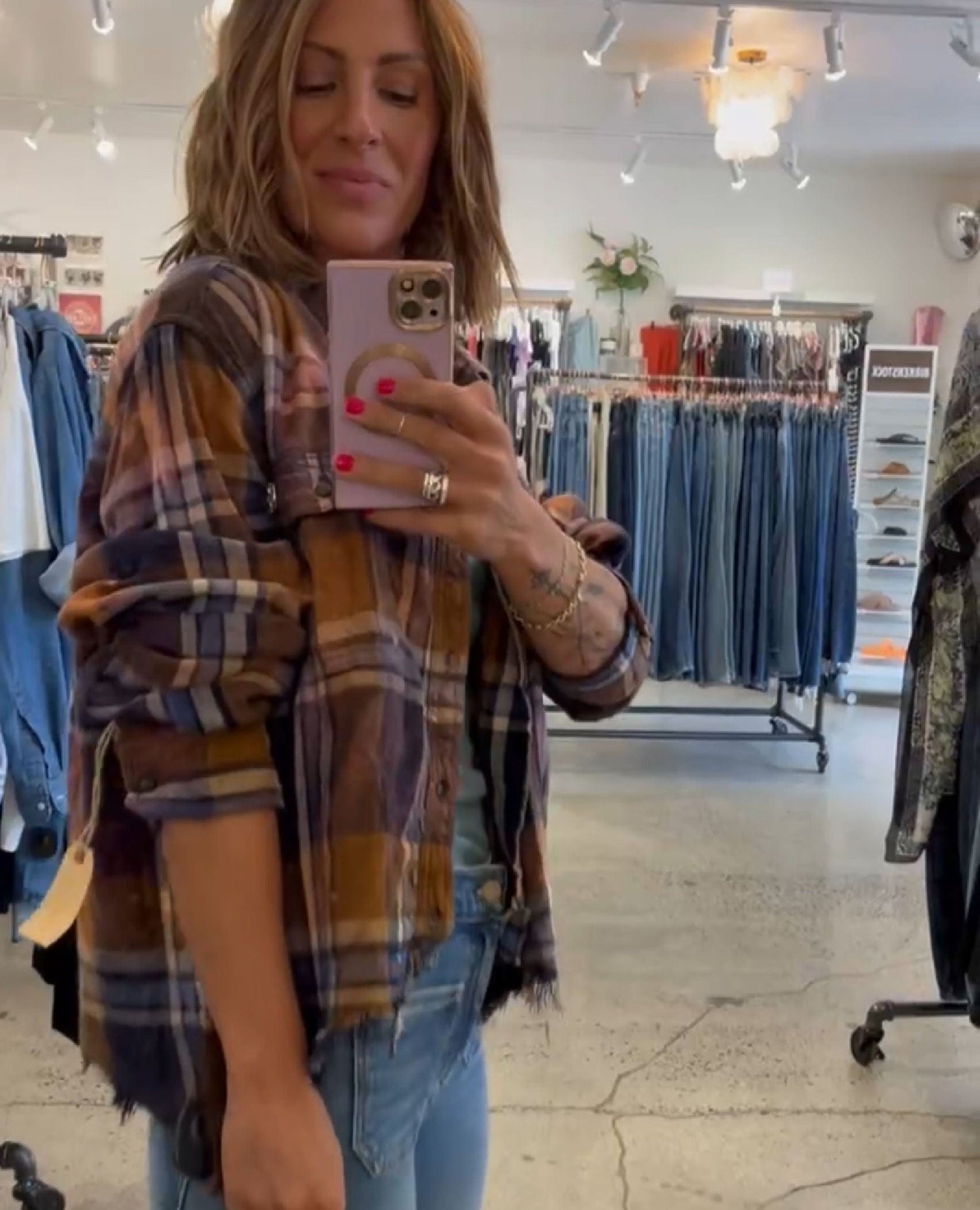 Golden Hour Flannel One Size