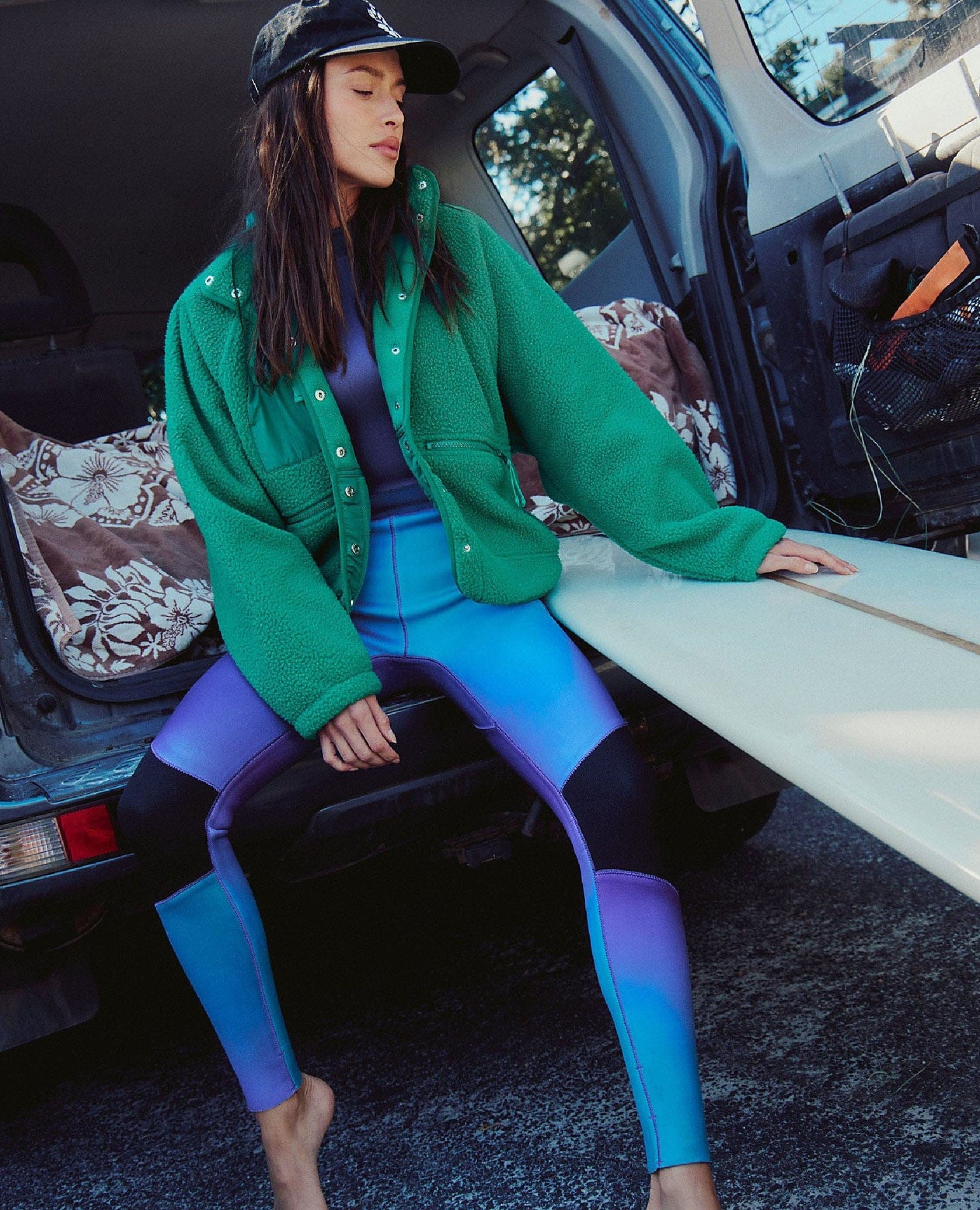 Hit The Slopes Jacket Green Glow