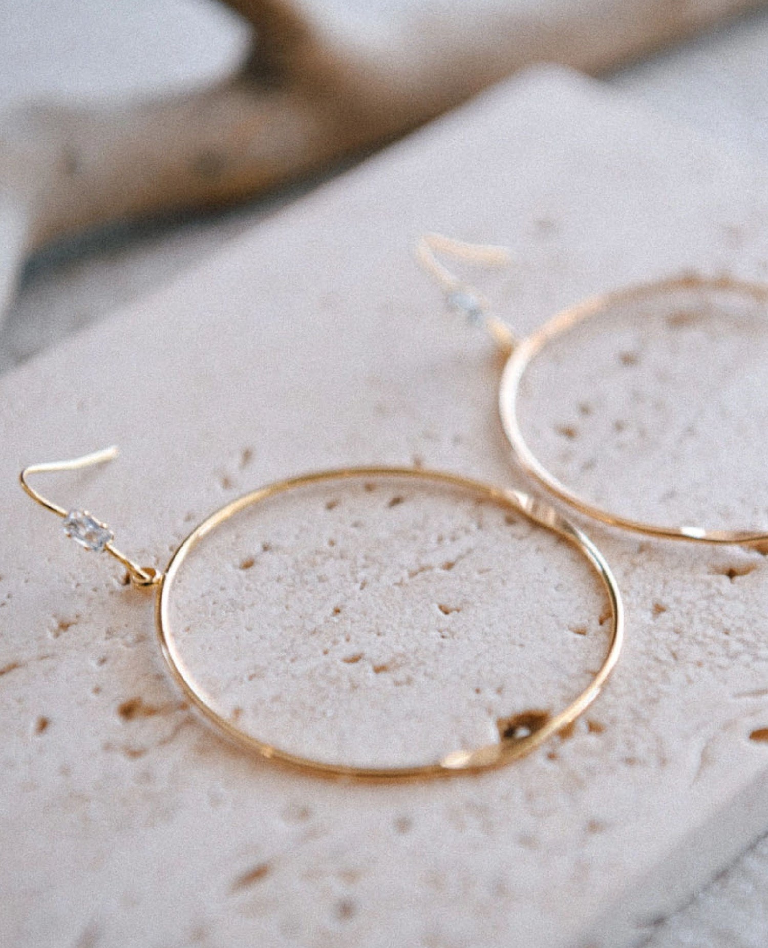 Hoop Earrings CZ