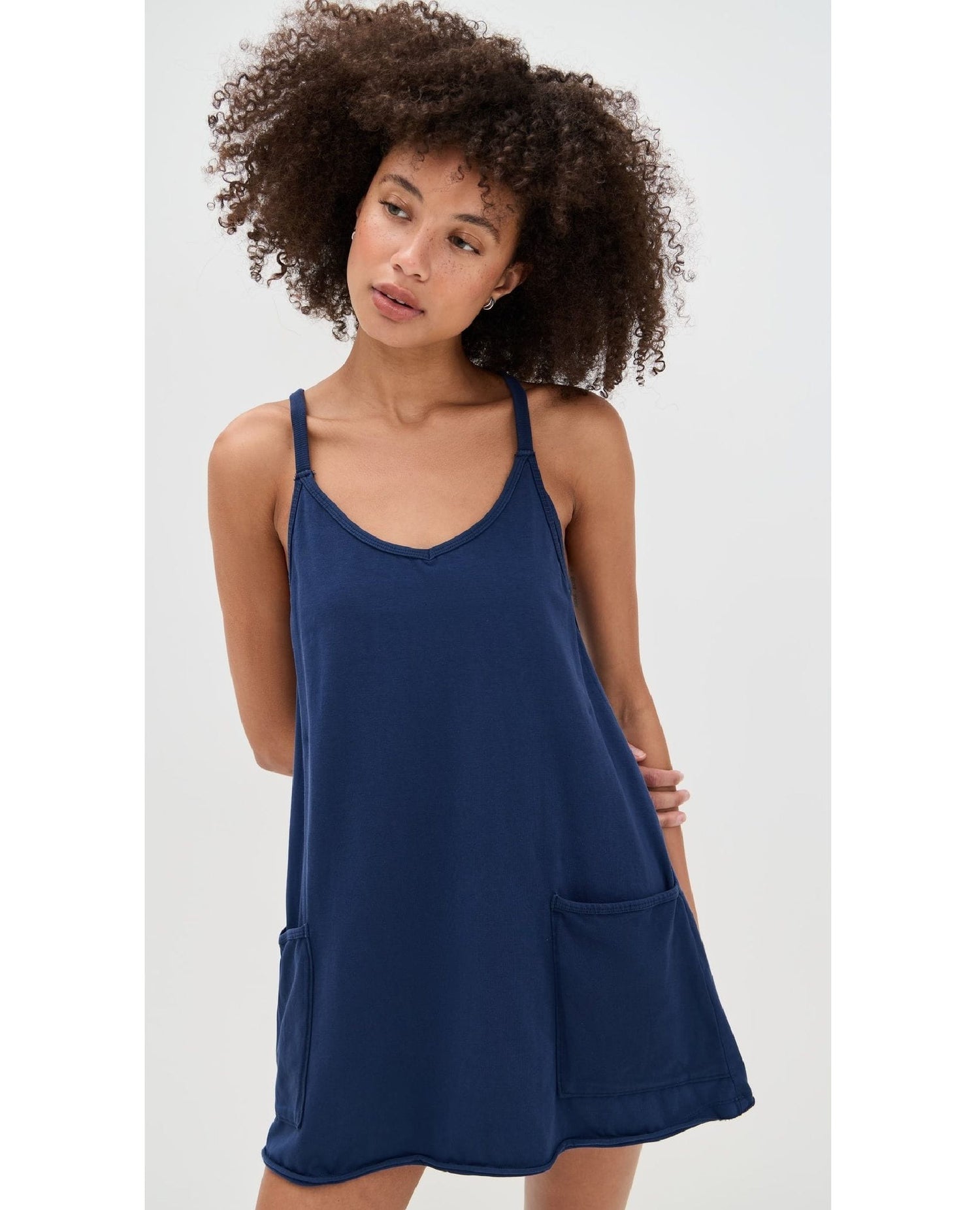 Hot Shot Mini Dress Midnight Navy