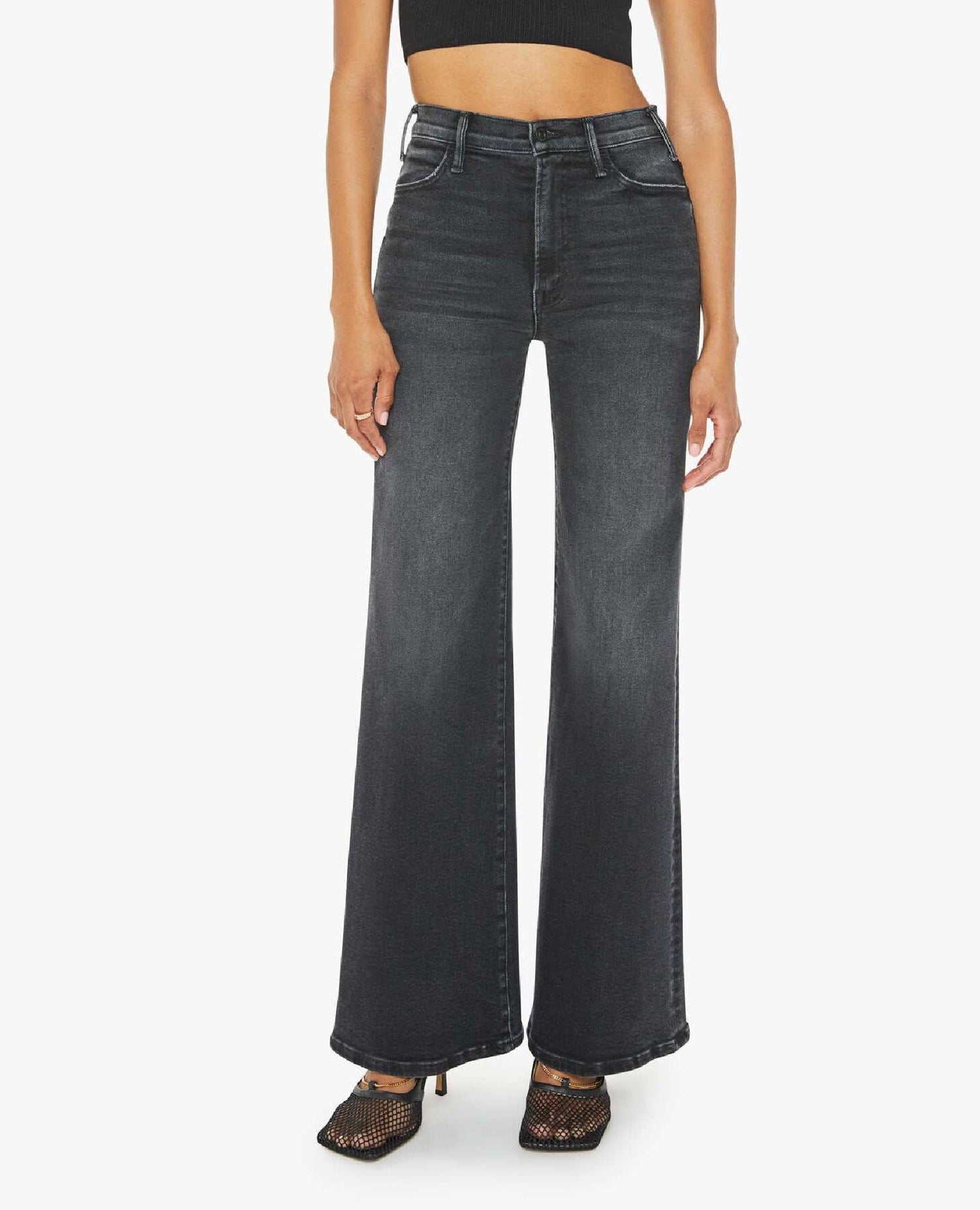 MOTHER Hustler Roller Not Today Satan Jeans