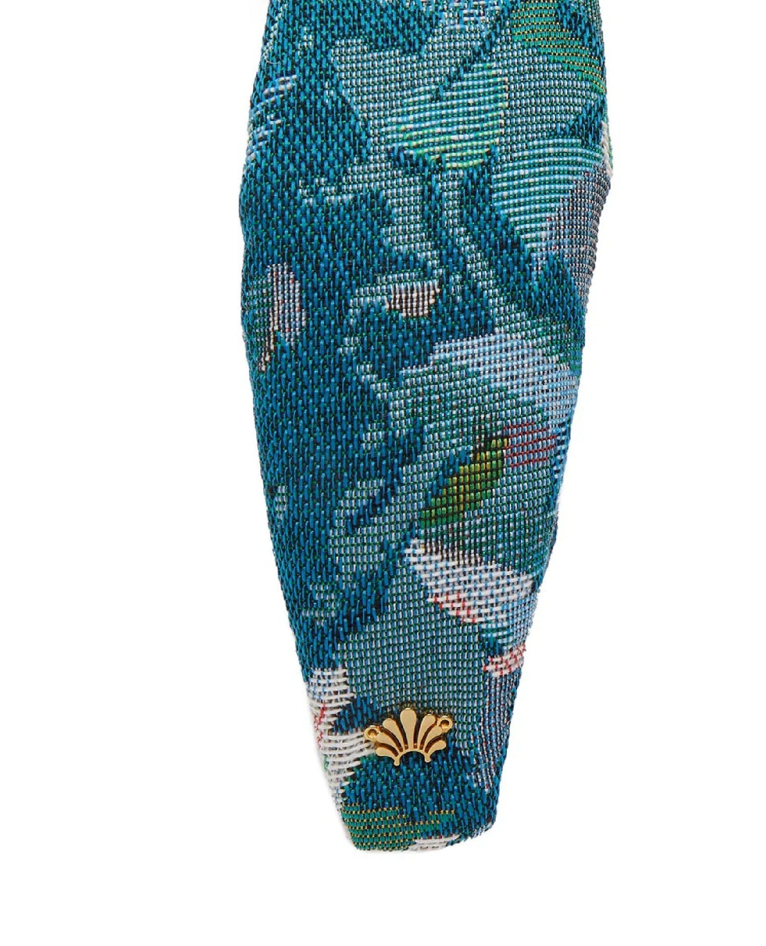 Imperial Blue Knotted Floral Headband