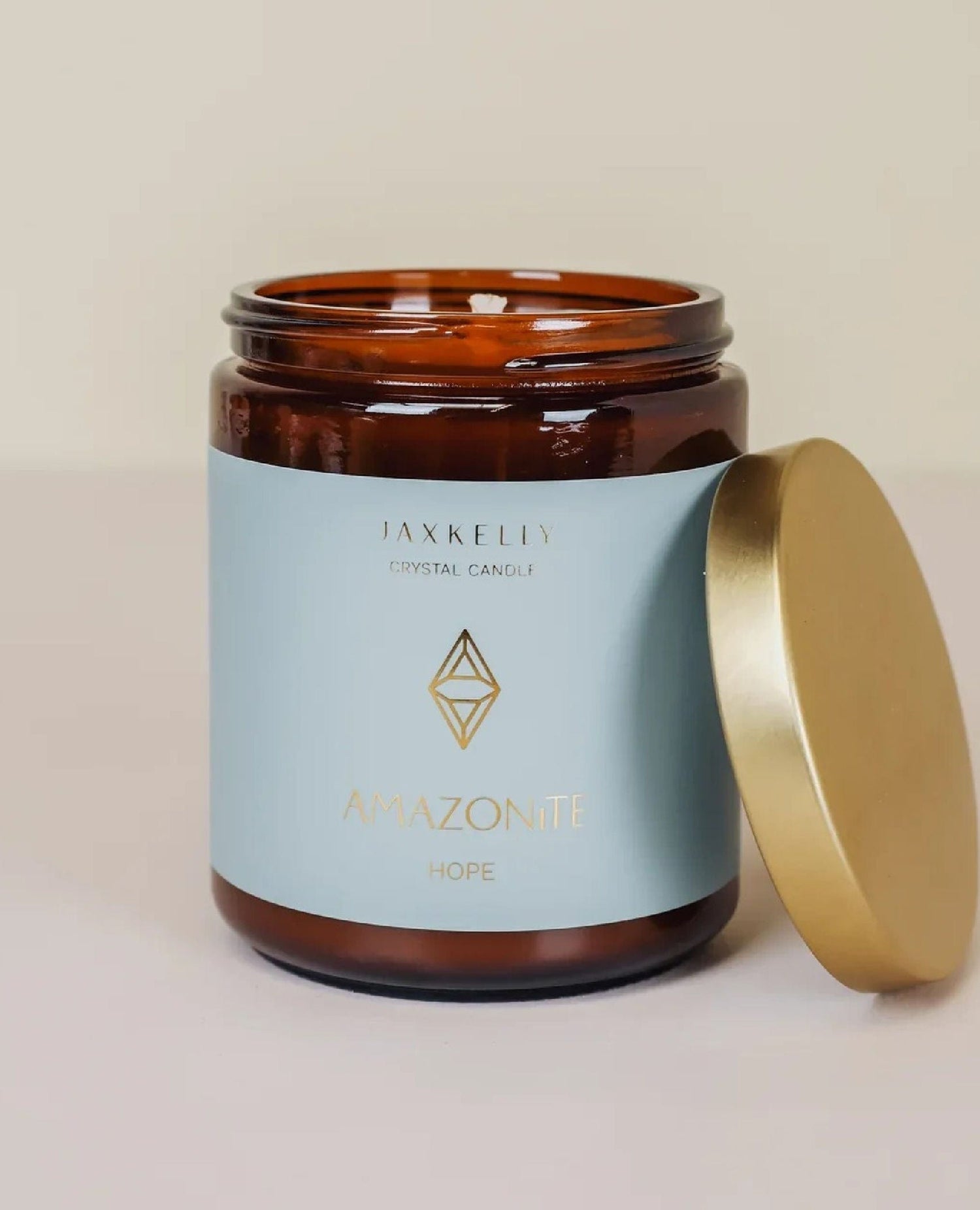 Crystal Candle Amazonite (Hope) 9oz