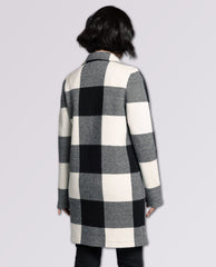 Kenzie Perfect Coat Black White