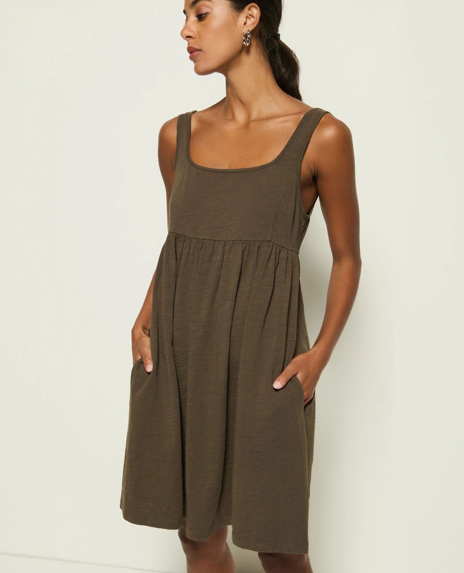 Nation Pocket Kitty Dress Espresso