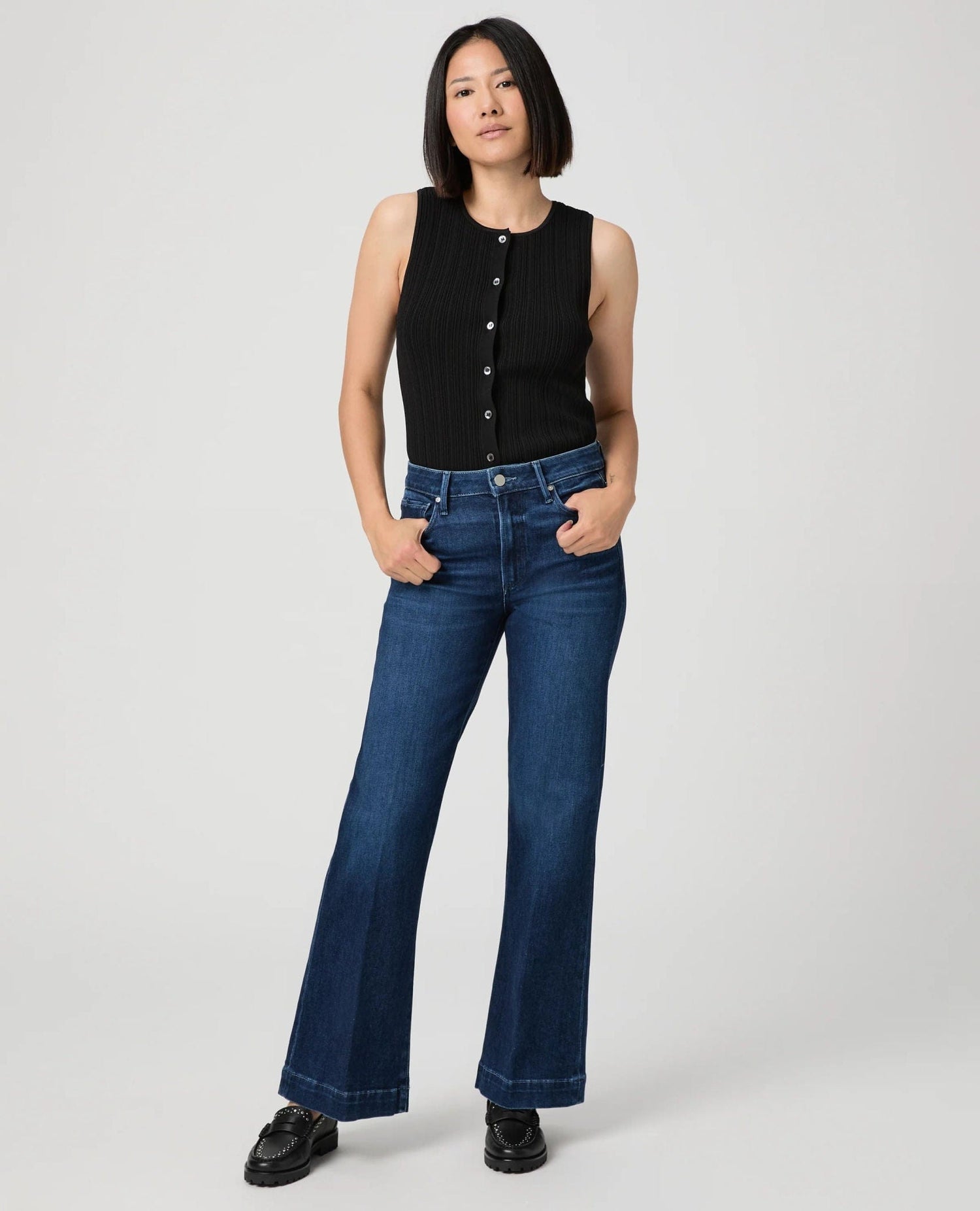 Leenah Wide Jean Praline