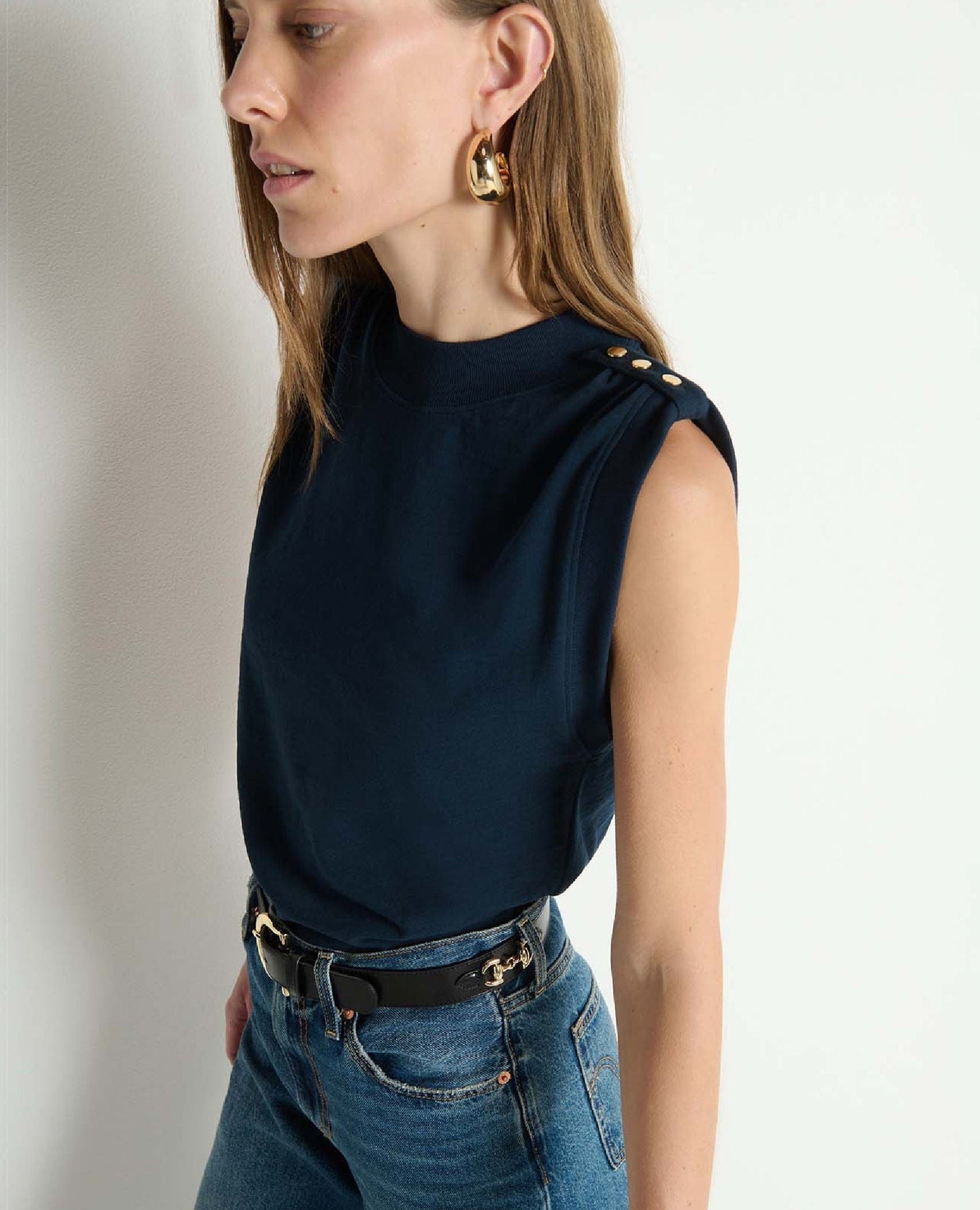 Mikka Tank Night Sky Gold