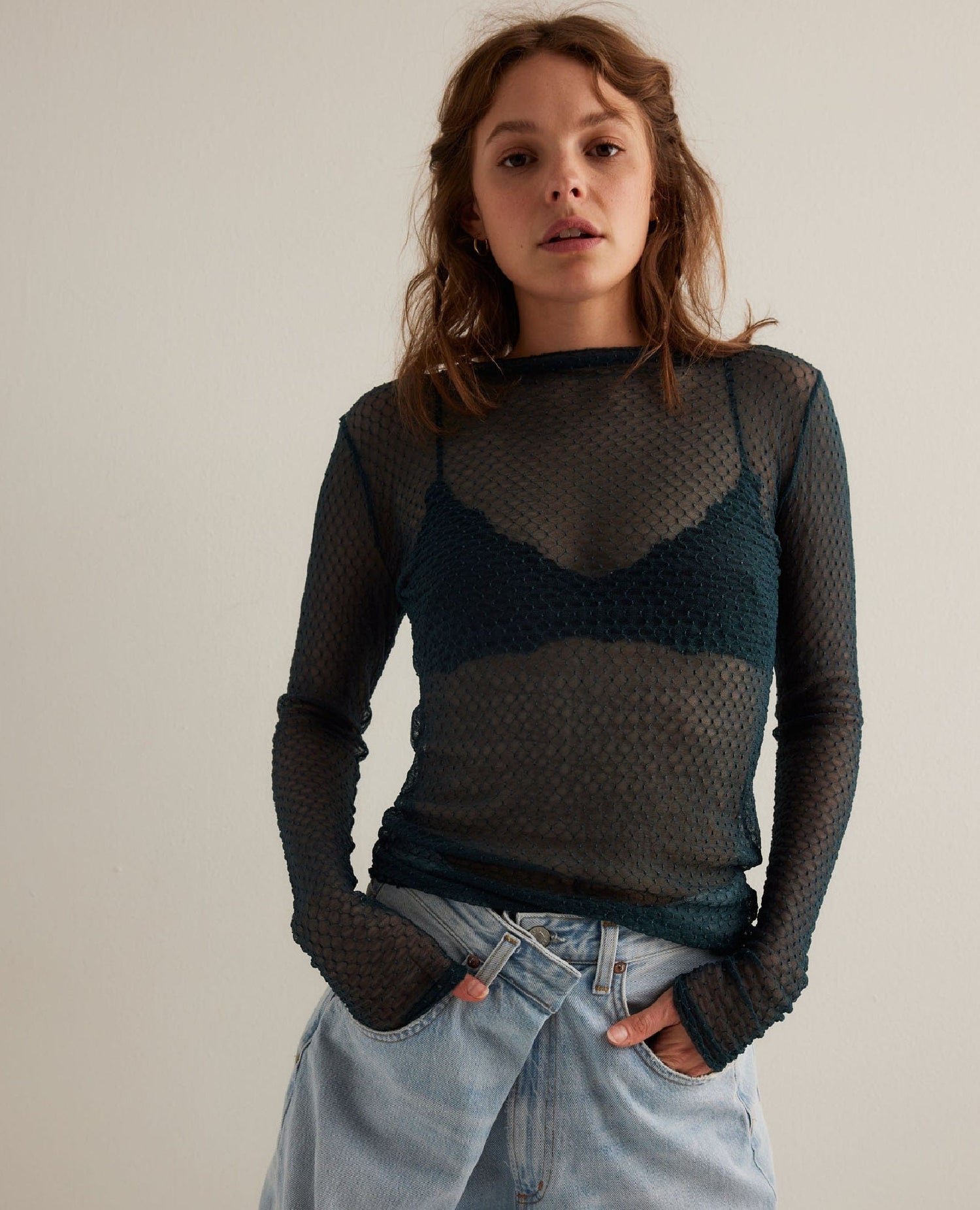 Minding My Business Top Oil Green