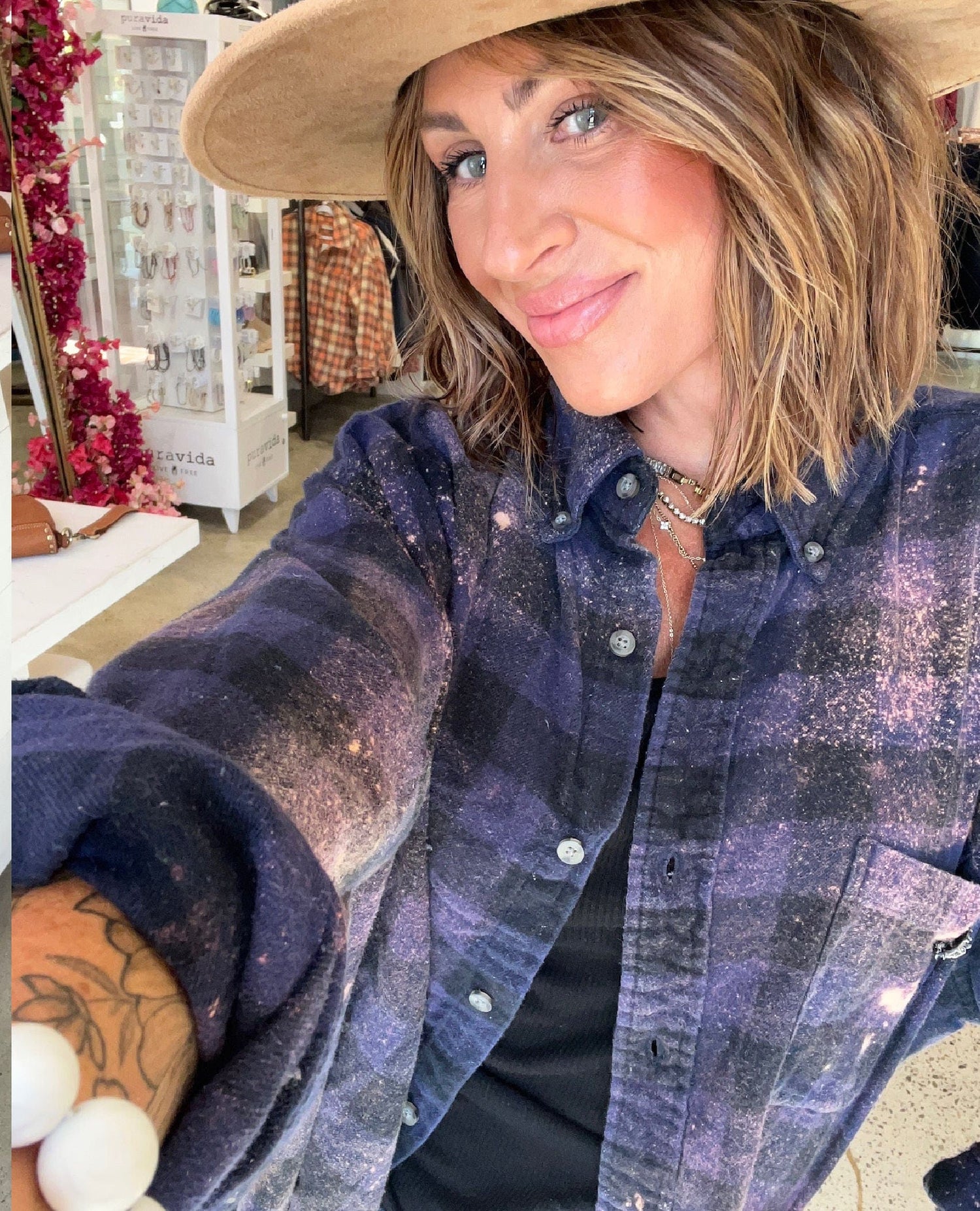 Purple Haze Flannel One Size