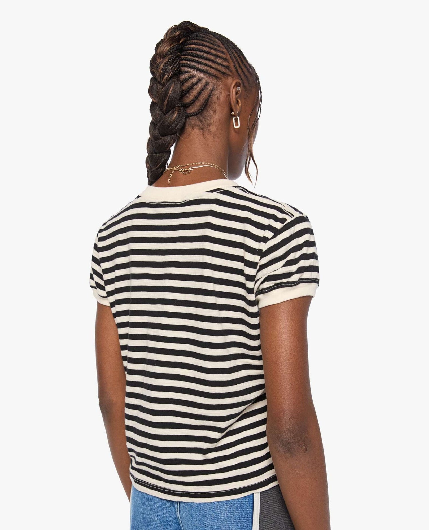 The Goodie Goodie Black Stripe Tee