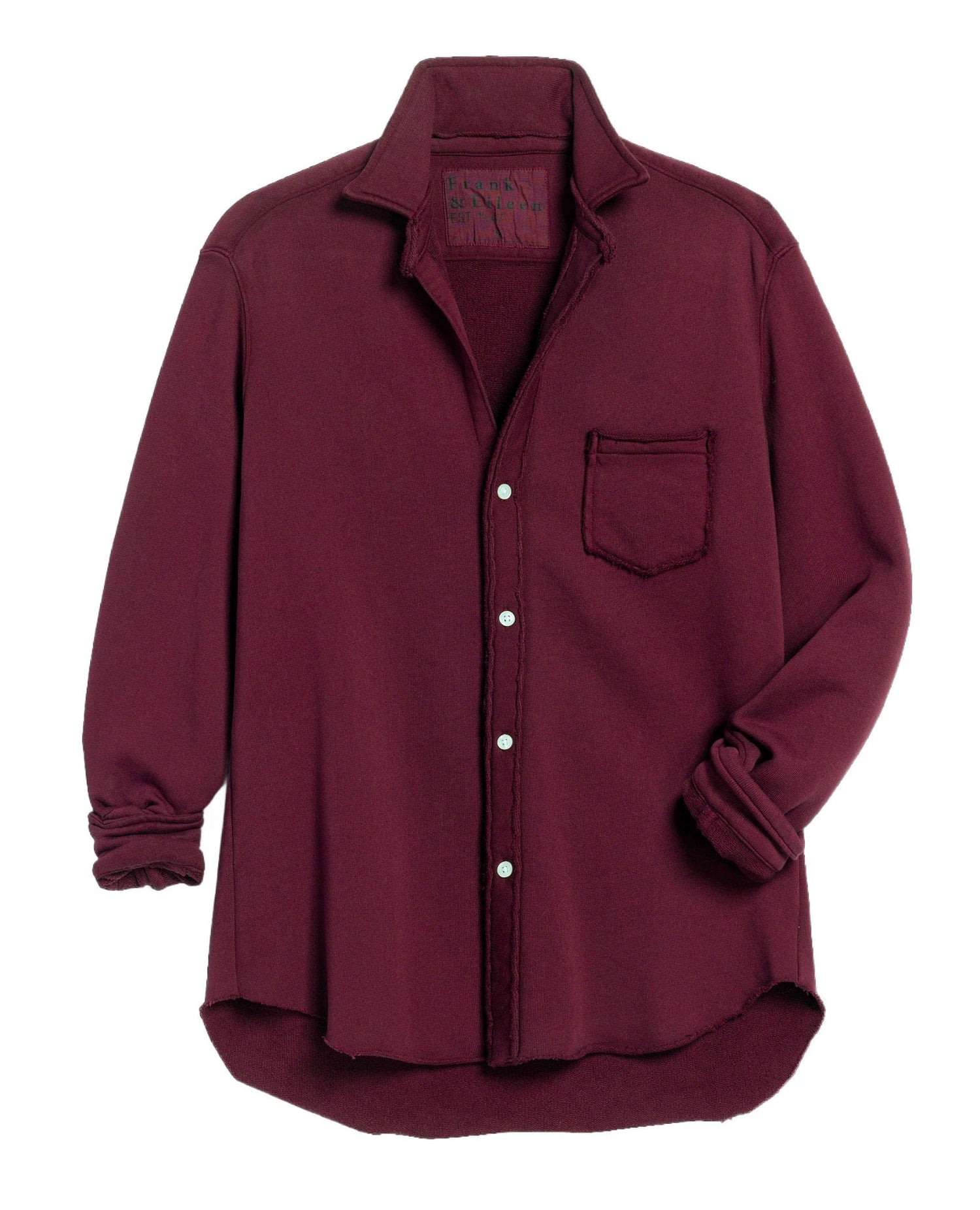 Eileen Relaxed Lab Shirt Currant Red