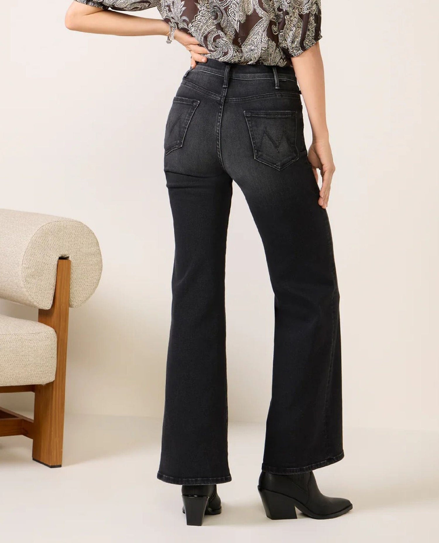 MOTHER Hustler Roller Not Today Satan Jeans