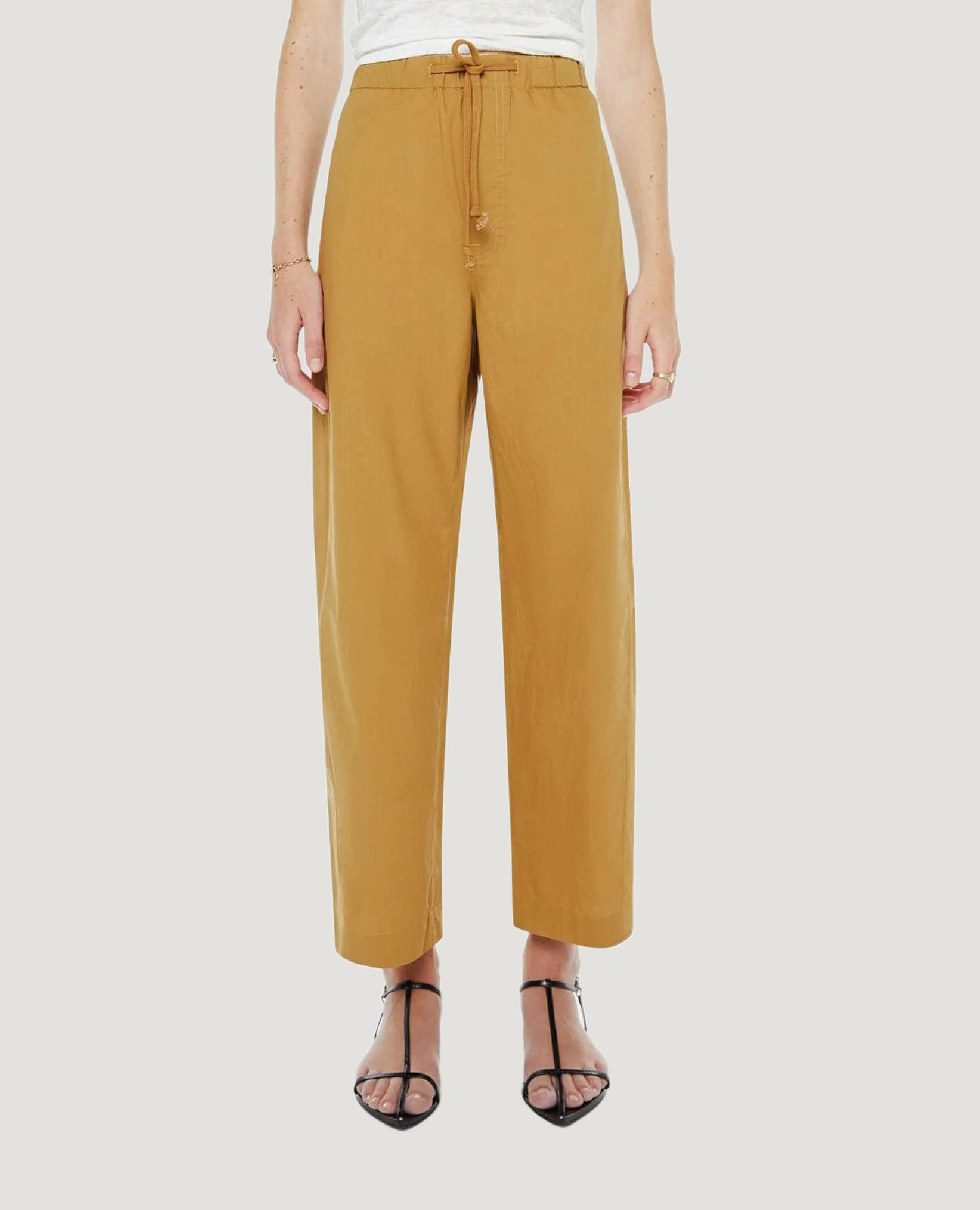 Drawn Half Pipe Ankle Gold