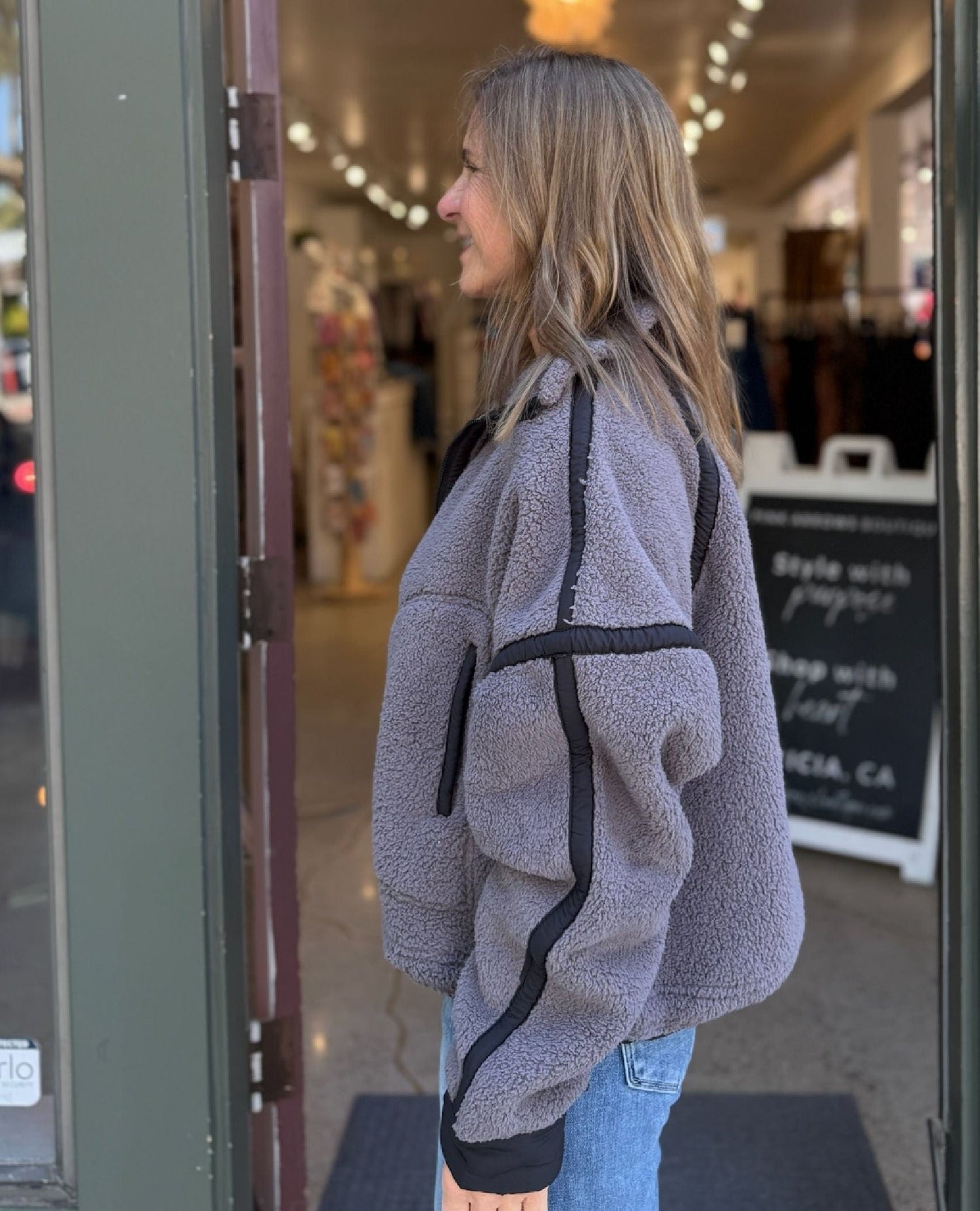 Mountain High Half Zip Fleece Gunmetal