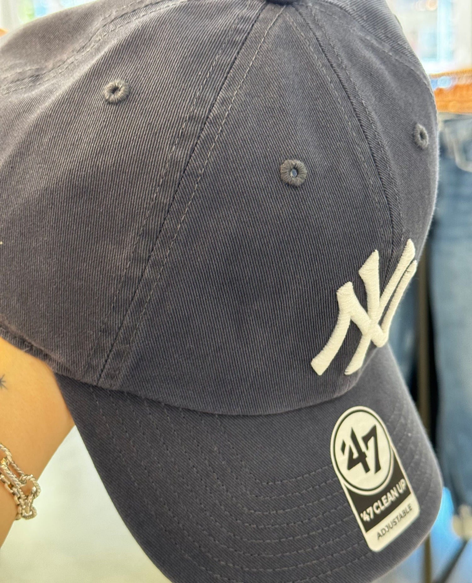 NY Baseball Hat Vintage Navy