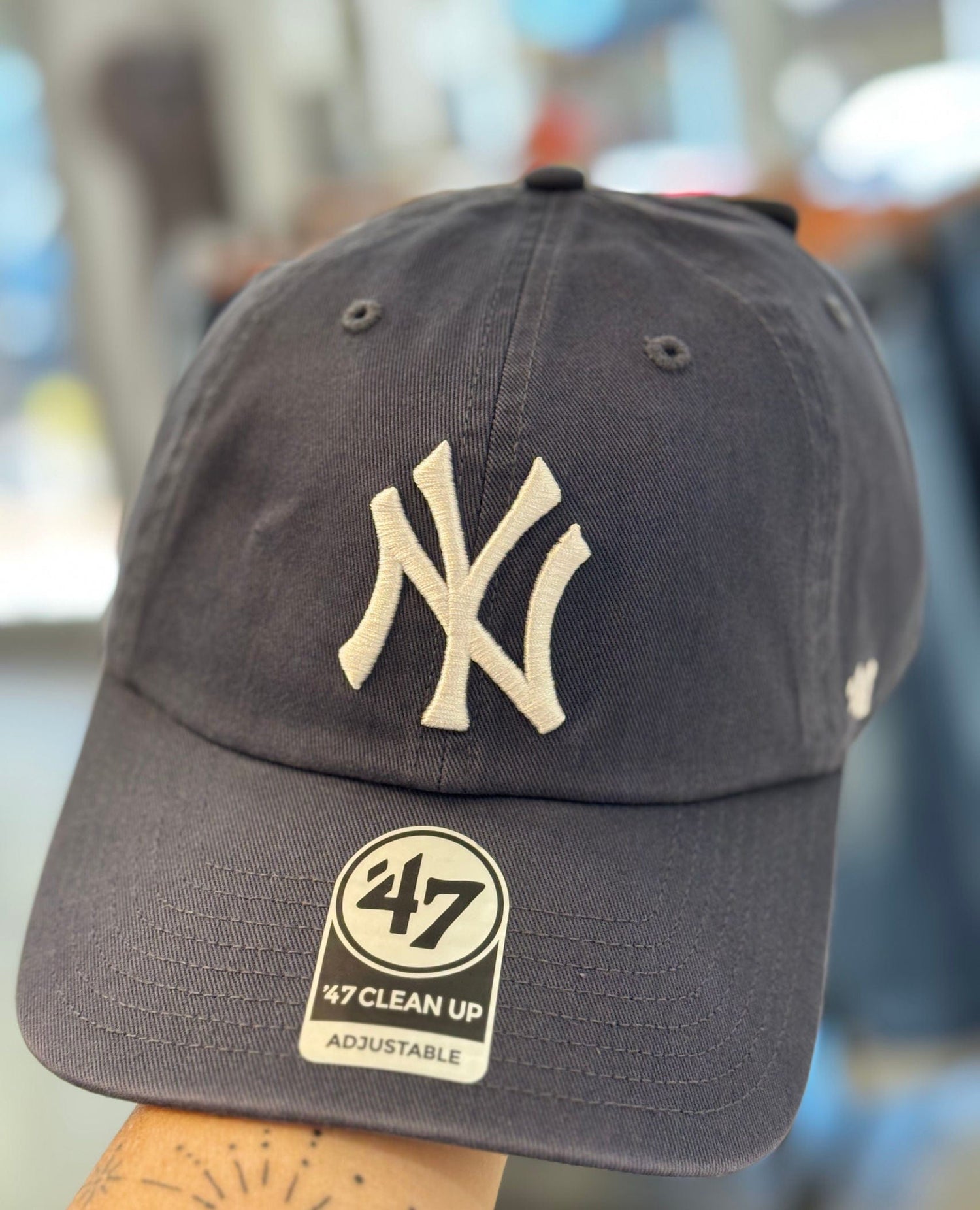 NY Baseball Hat Vintage Navy