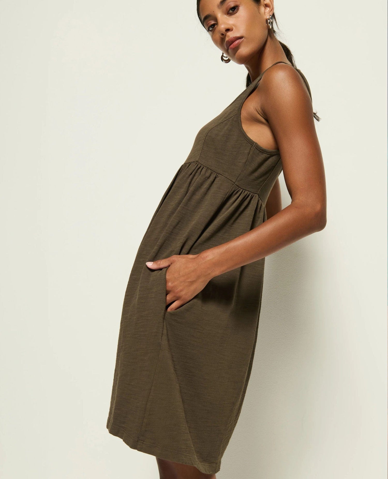 Nation Pocket Kitty Dress Espresso