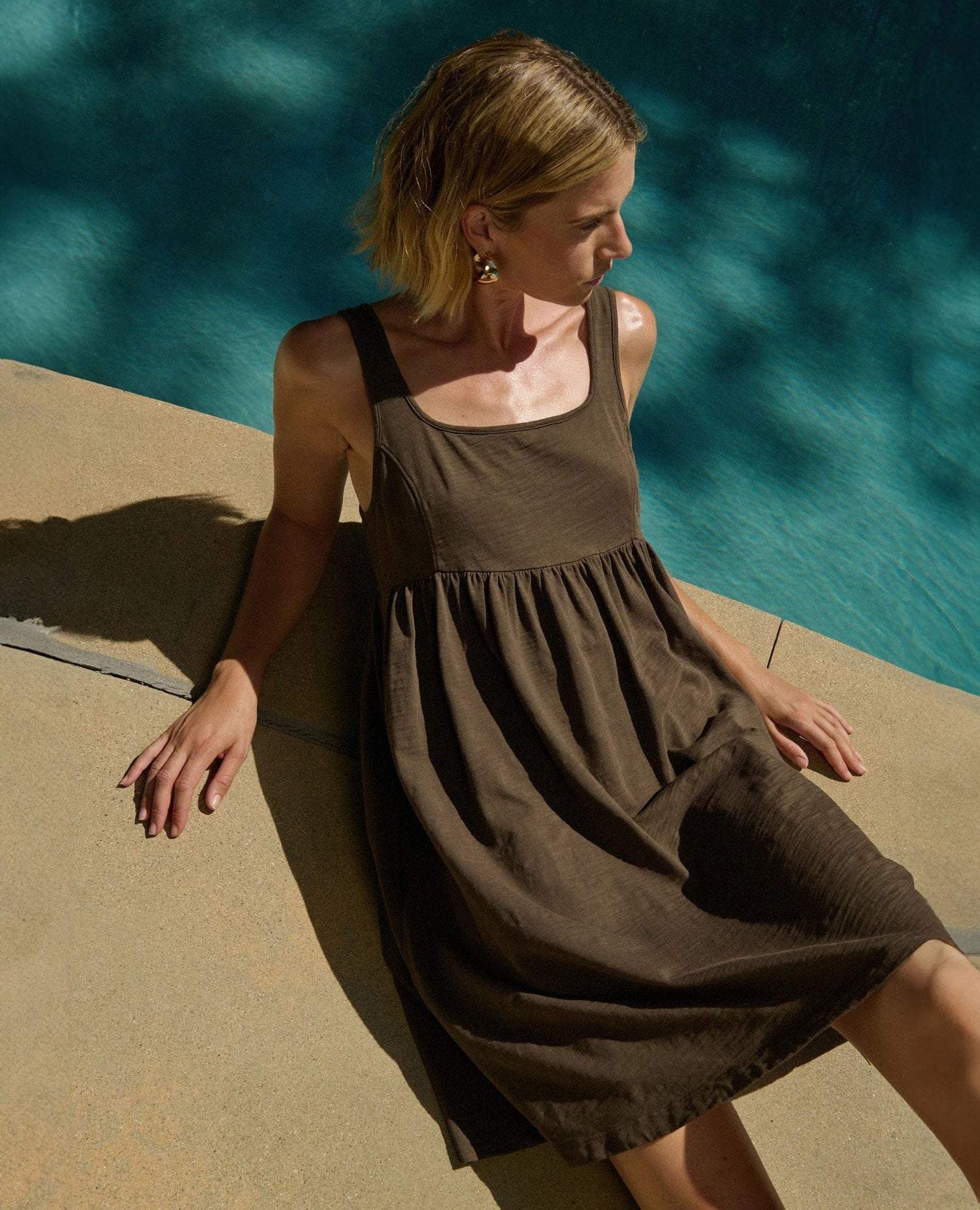 Nation Pocket Kitty Dress Espresso