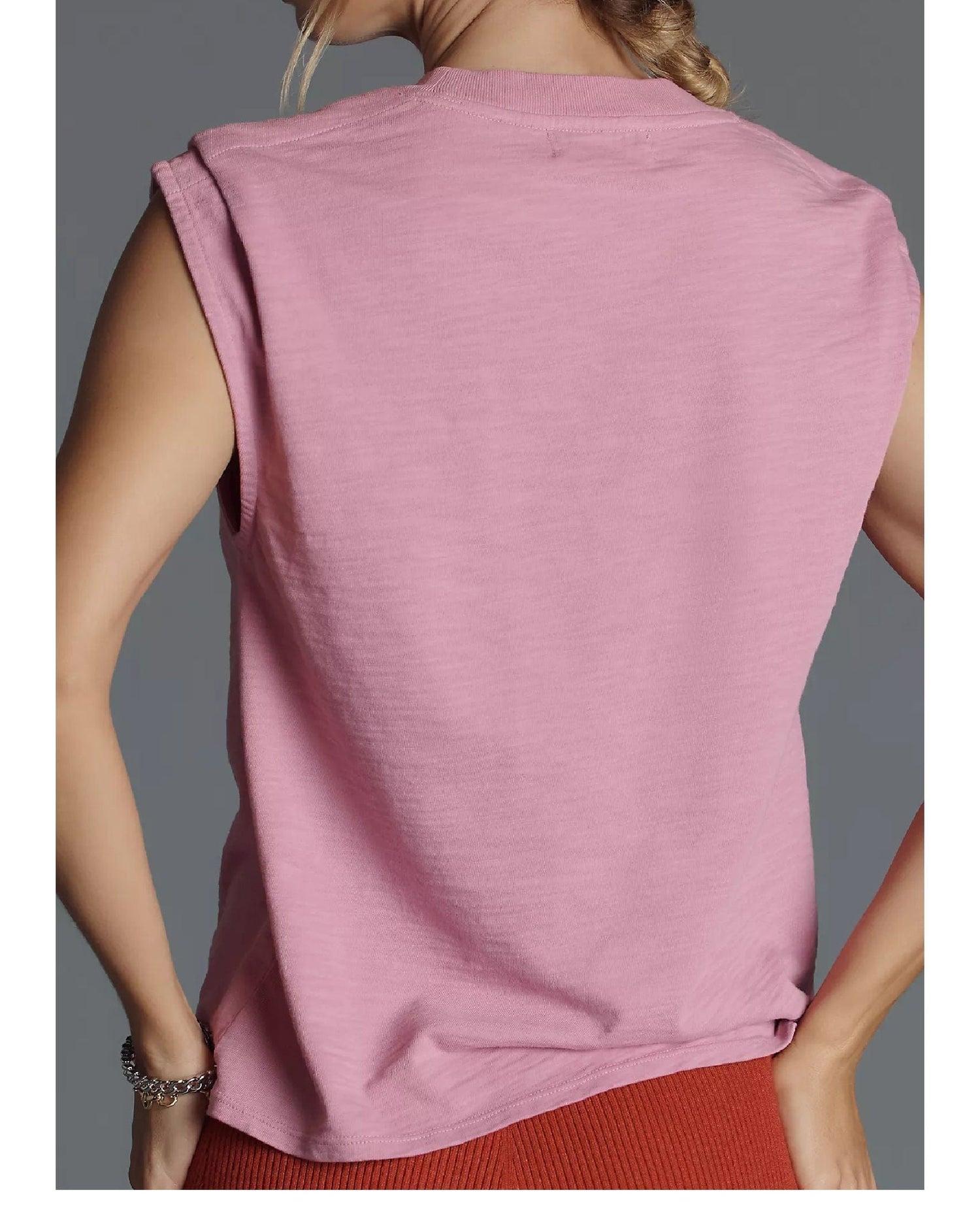 Nation Marina Muscle Tee Dahlia