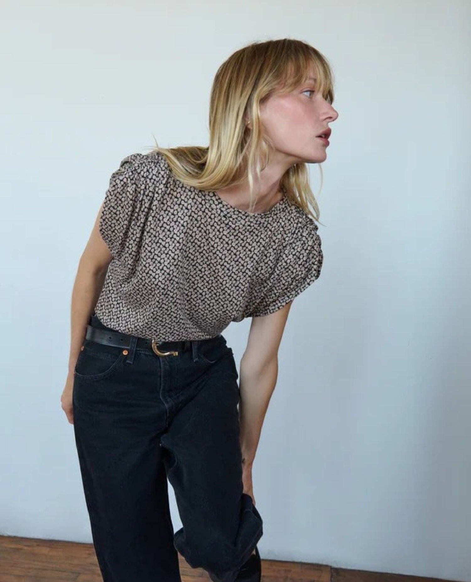 Frankie Tee Butterscotch Print