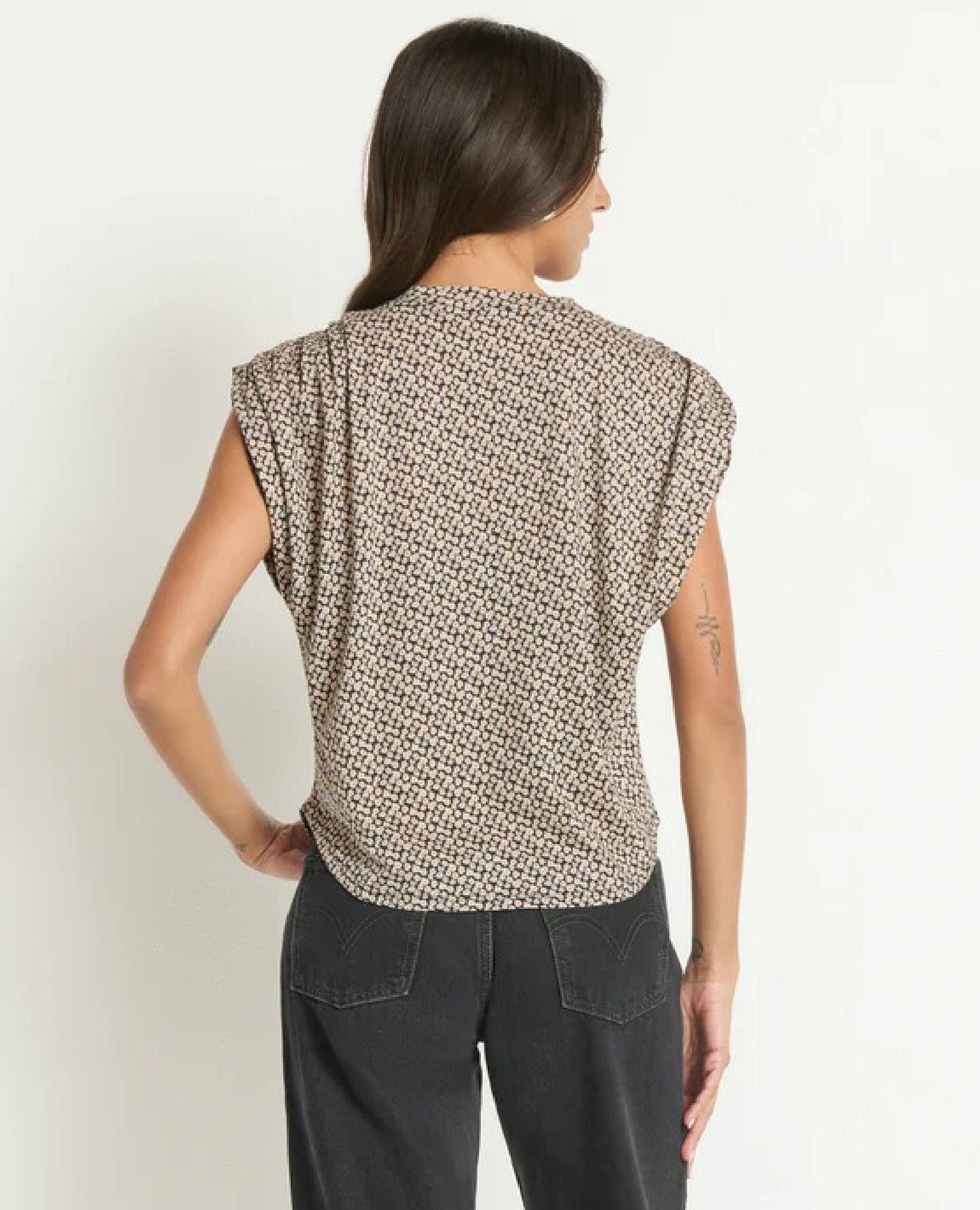 Frankie Tee Butterscotch Print