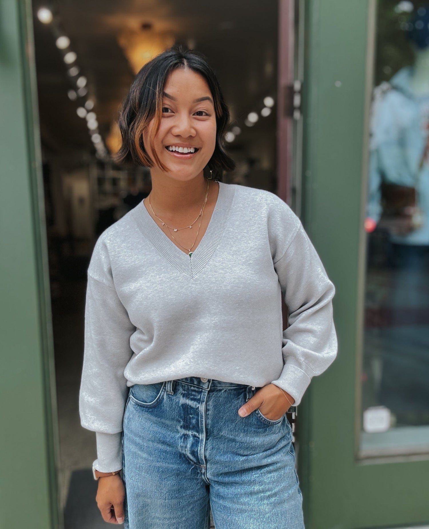 OAT Harbor Grey Luxe Pullover
