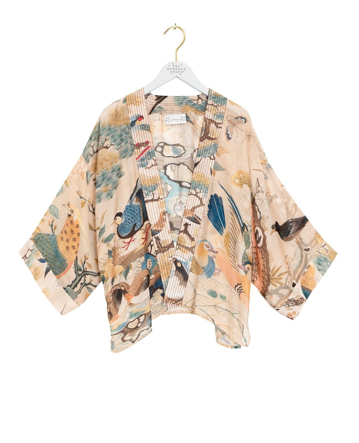 Hummingbird Nude Kimono