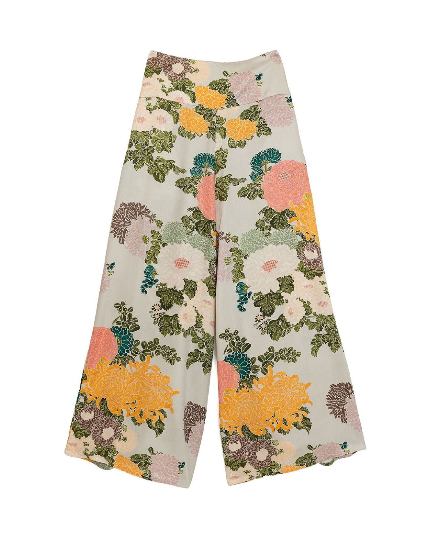 Jacquard Putty Palazzo Pants