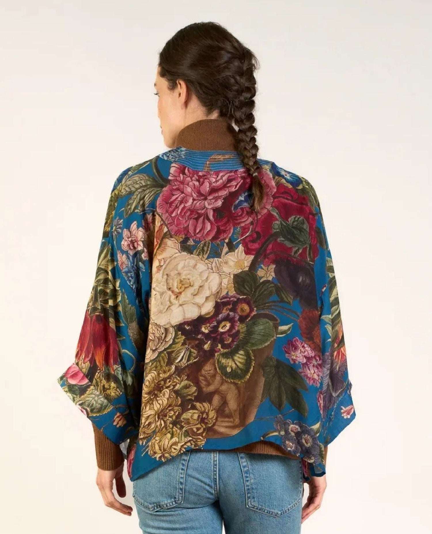 One Hundred Stars Primula Kimono Teal