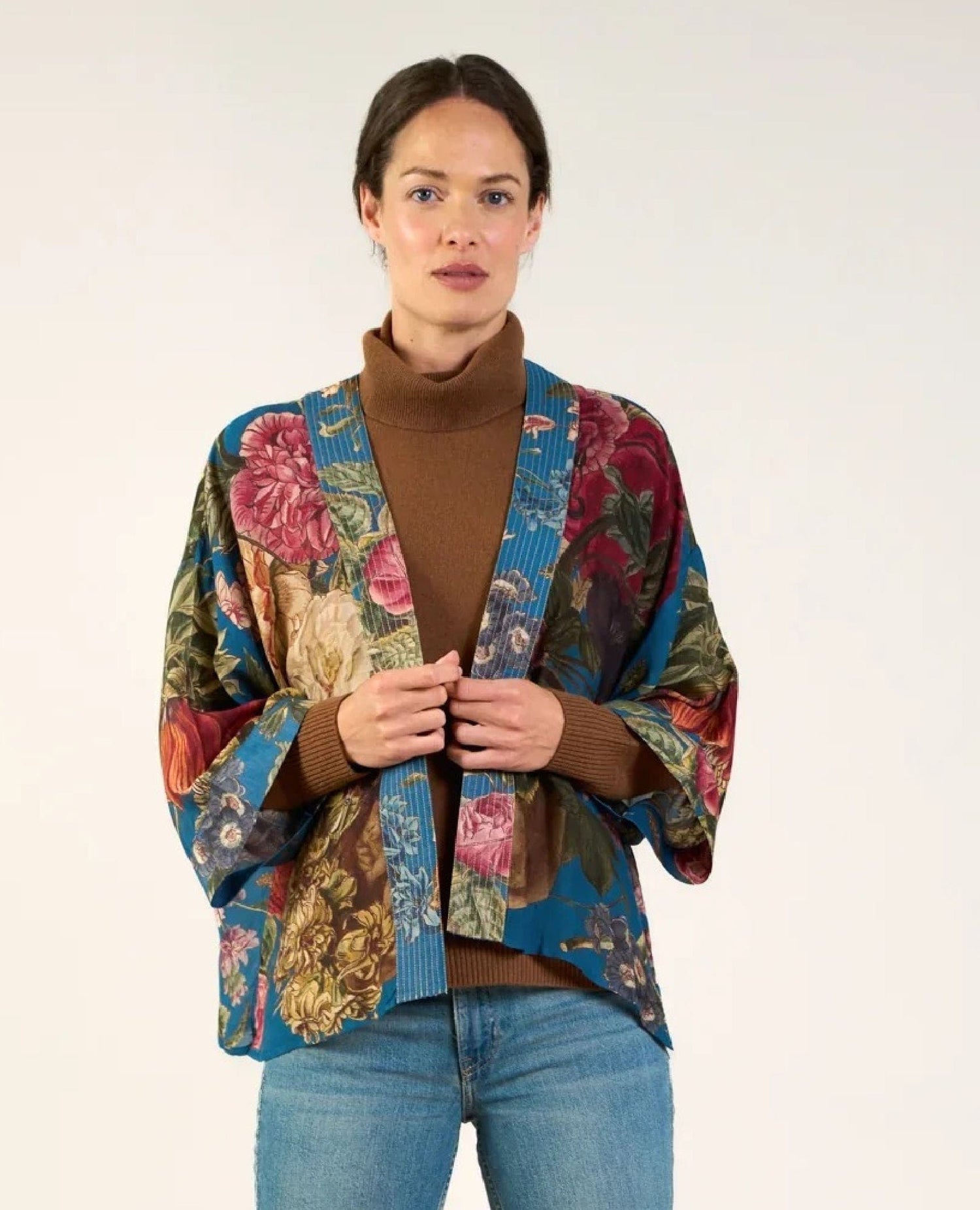 One Hundred Stars Primula Kimono Teal