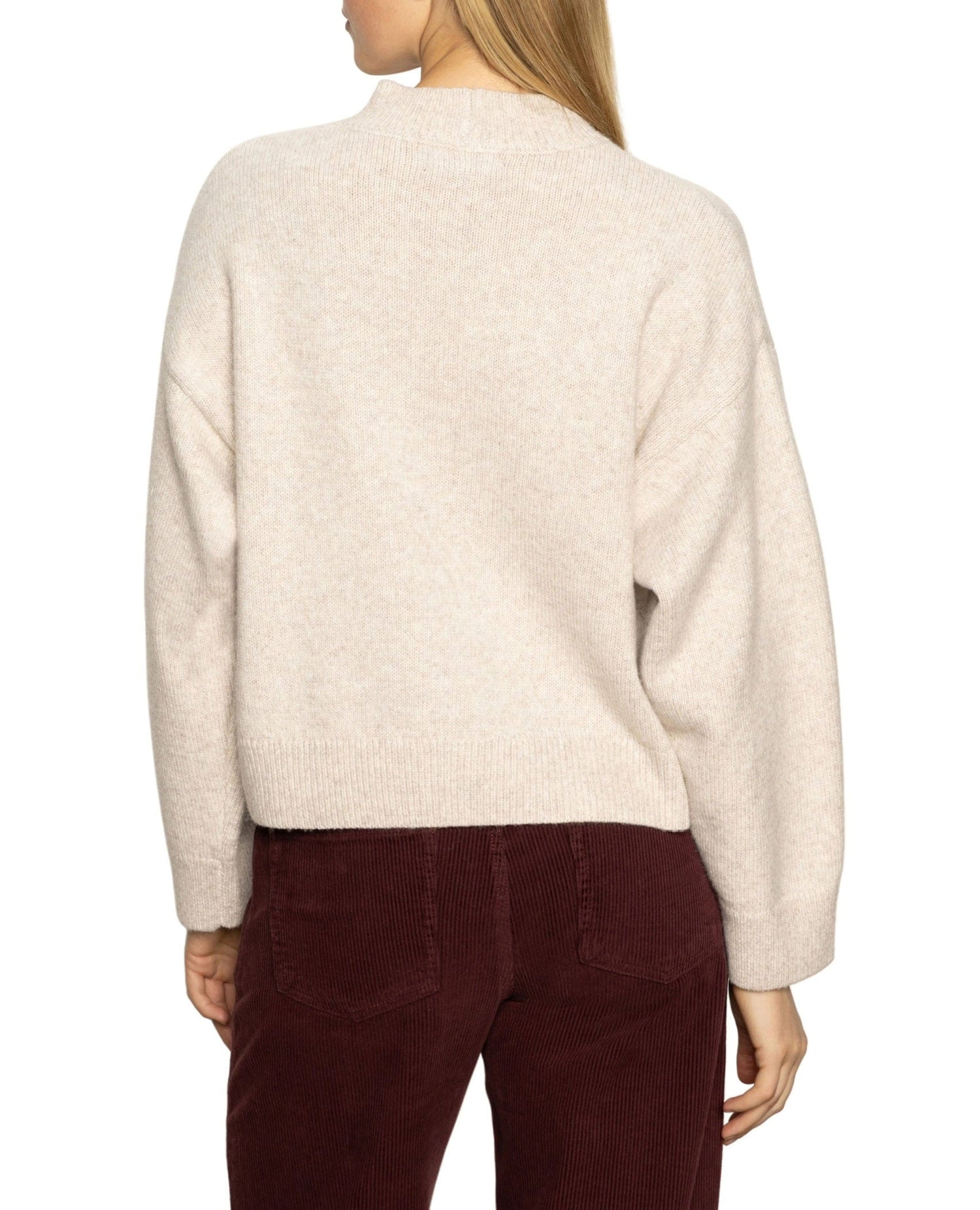 One Pocket Crew Sweater Pearl