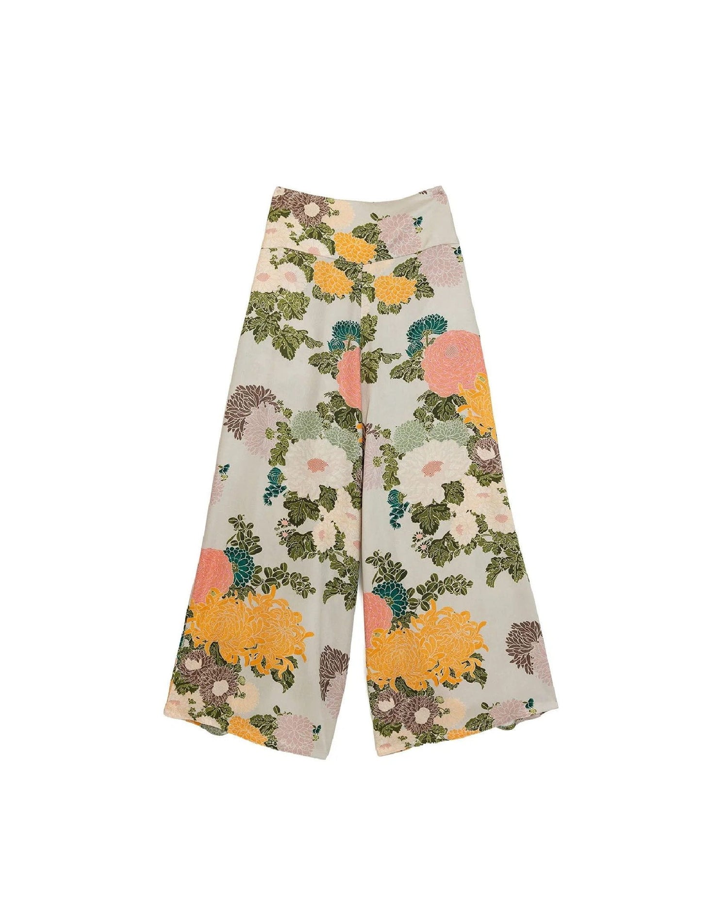 Jacquard Putty Palazzo Pants