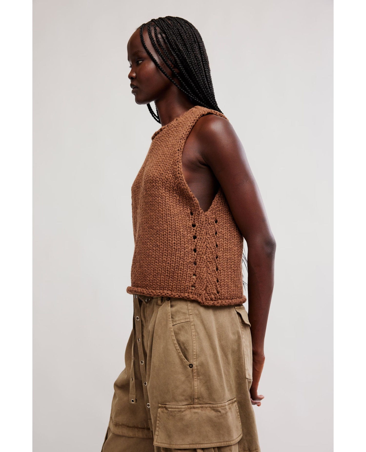 Opal Sweater Tank Emperador