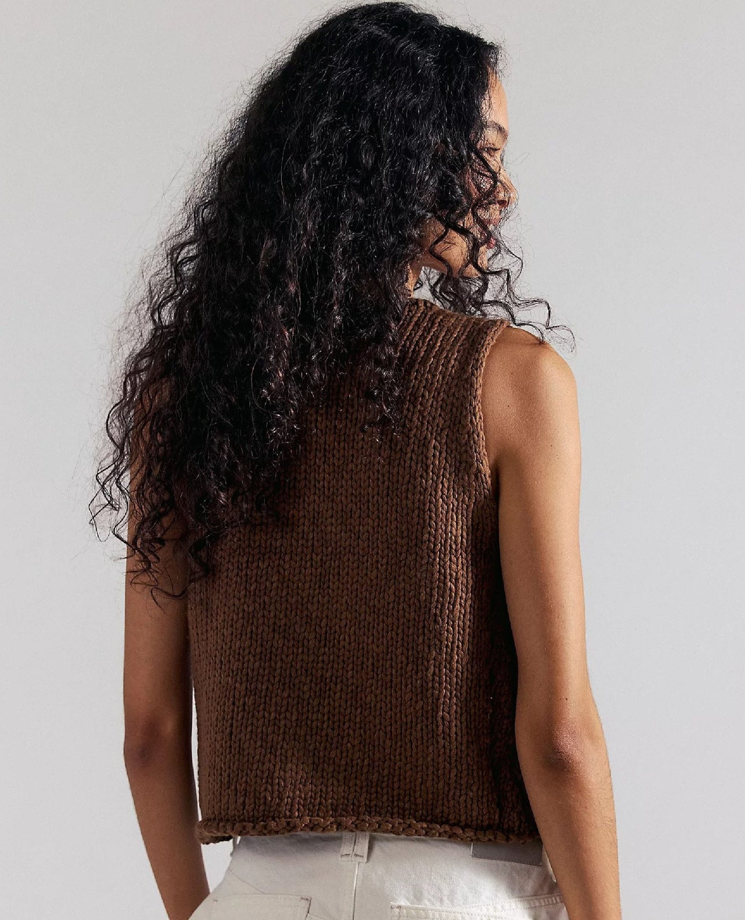 Opal Sweater Tank Emperador