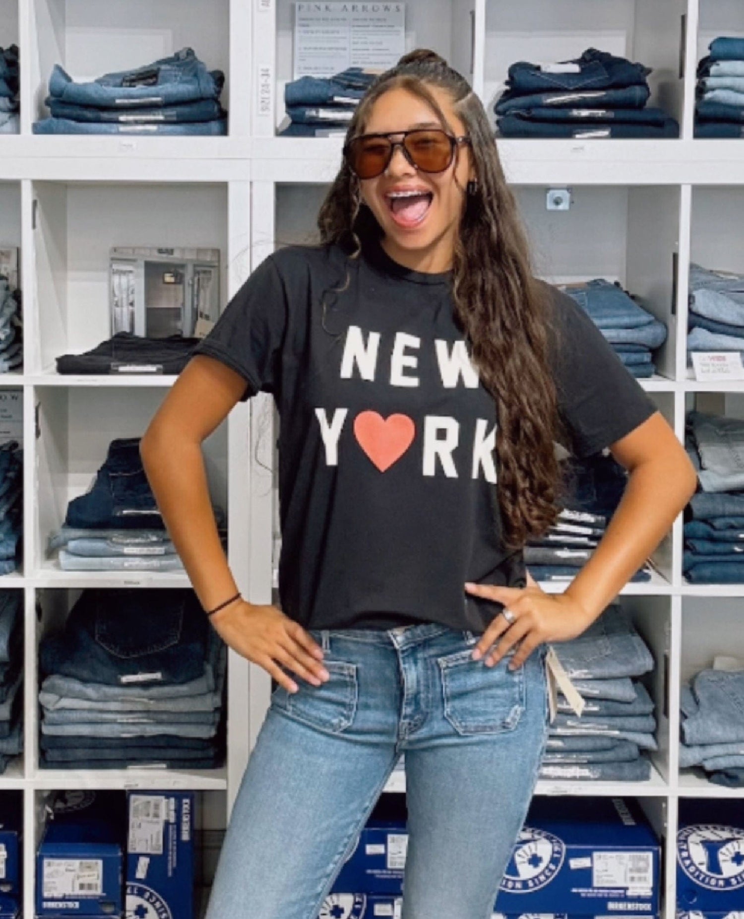 NEW YORK Black Heart Tee