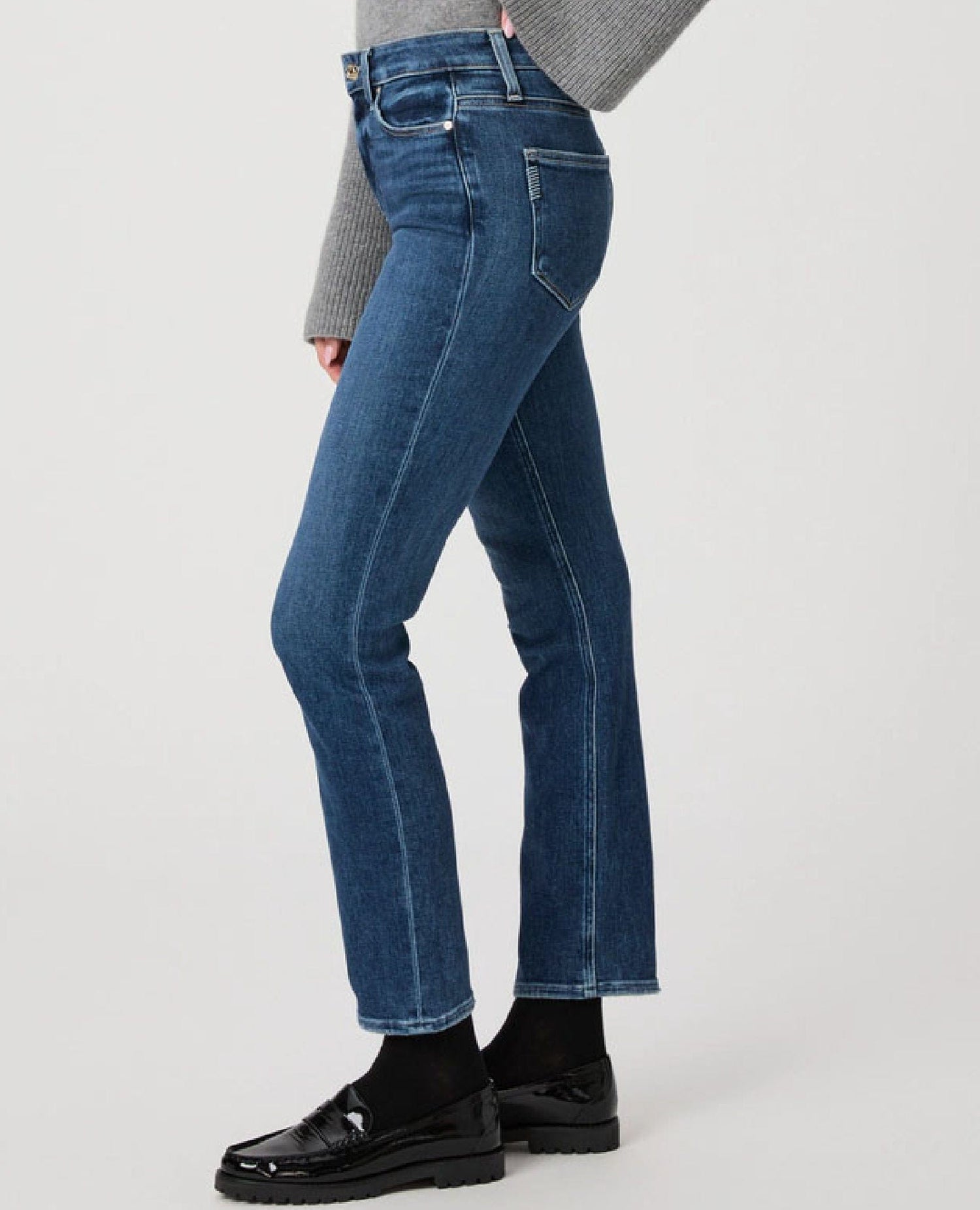 Cindy High Rise Straight Jean Arpeggio