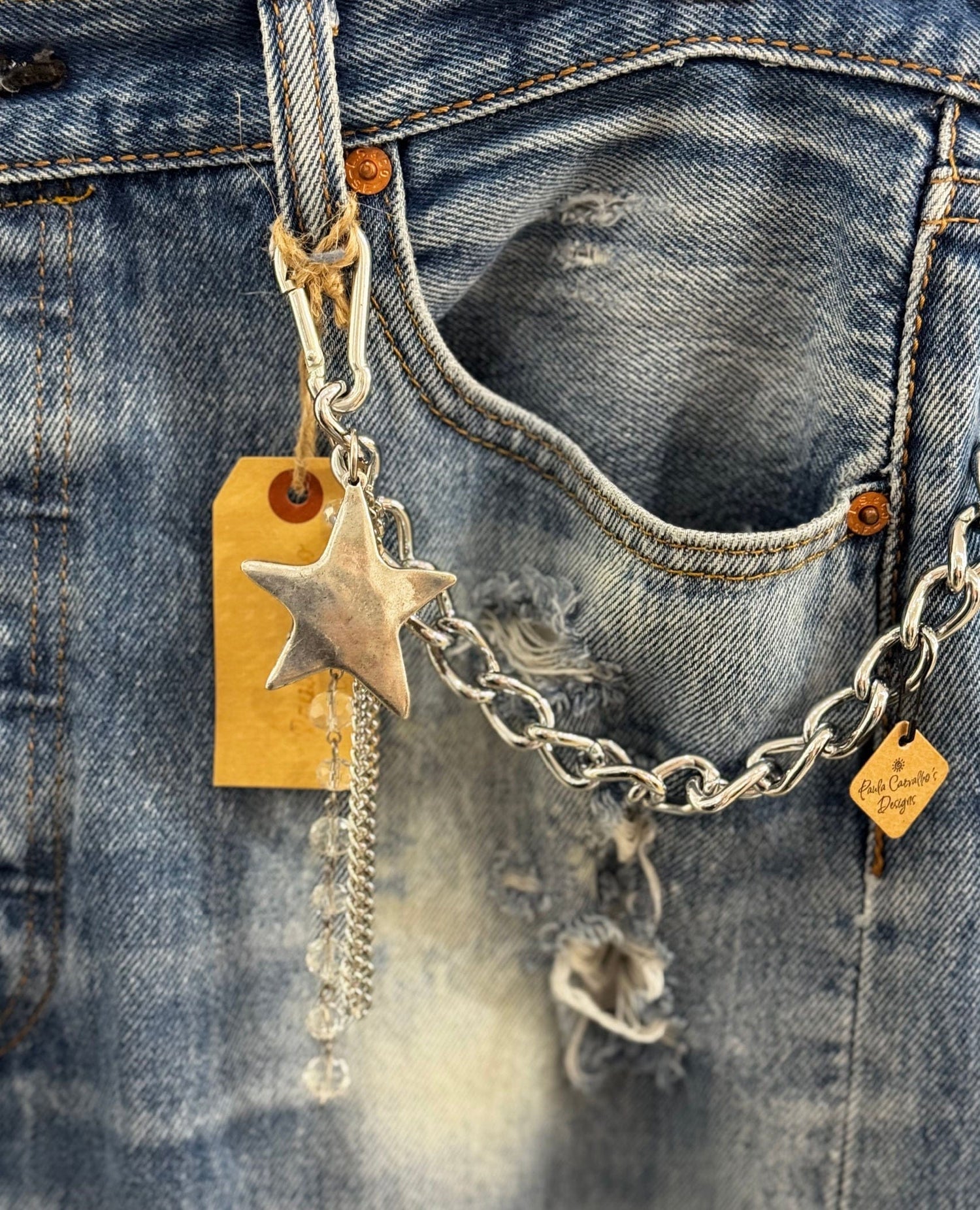 Star Jean Chain Silver