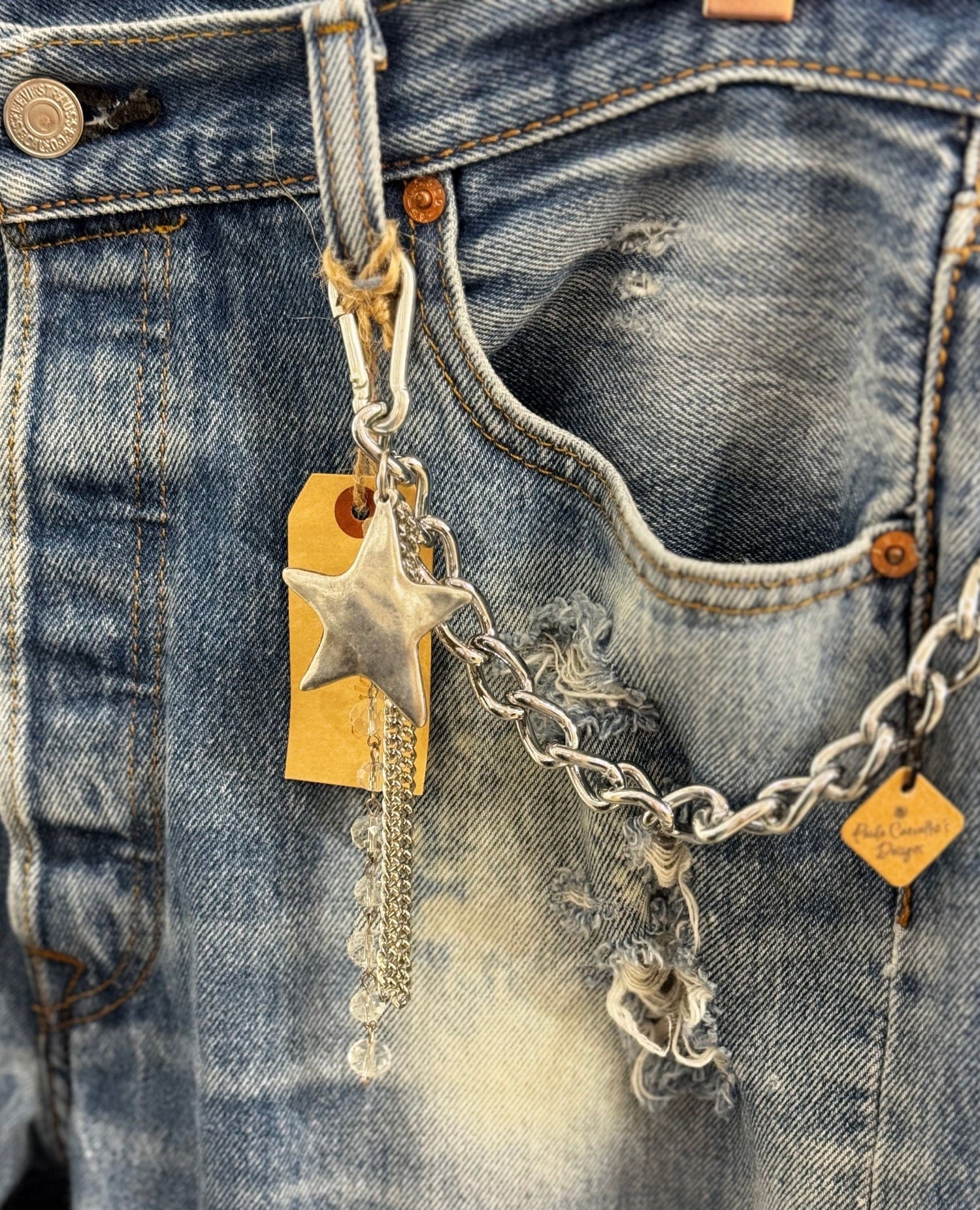 Star Jean Chain Silver