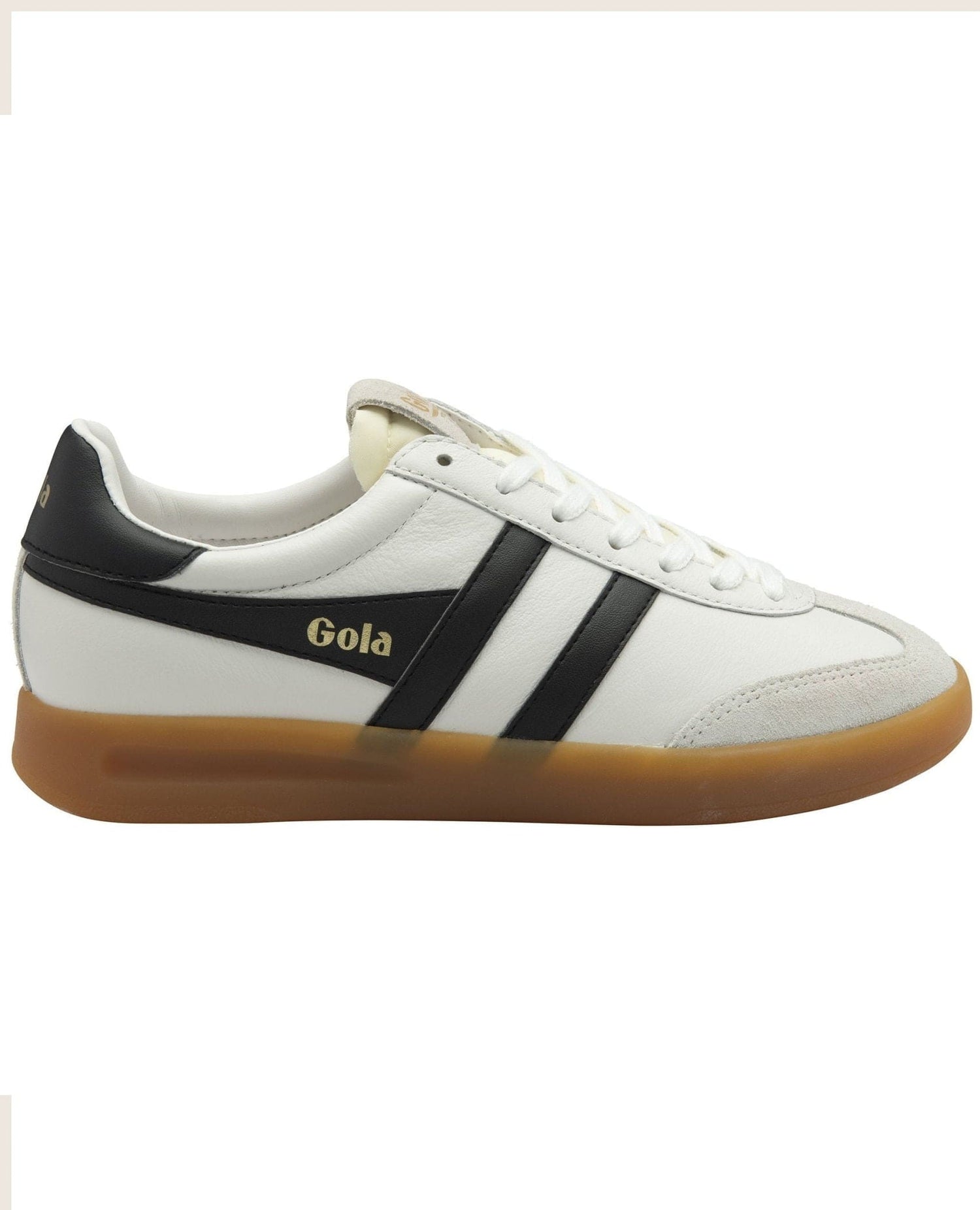 Gola Cyclone Leather Sneaker White/Black/Gum