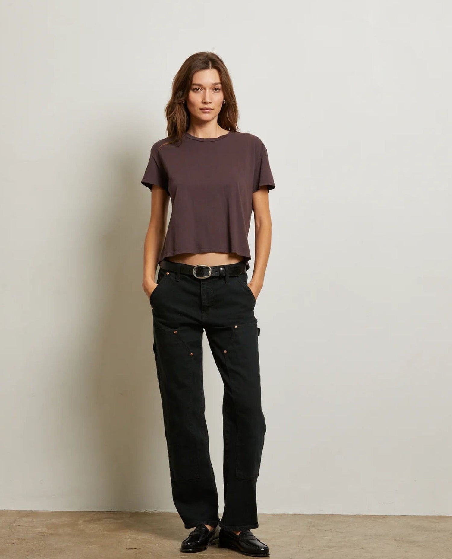 Perfect Harley Crew Tee Cocoa Powder