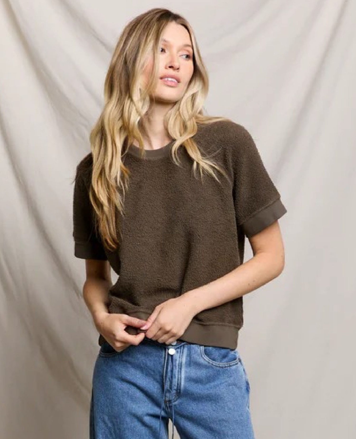 Ziggy Short Sleeve Sweatshirt Olive