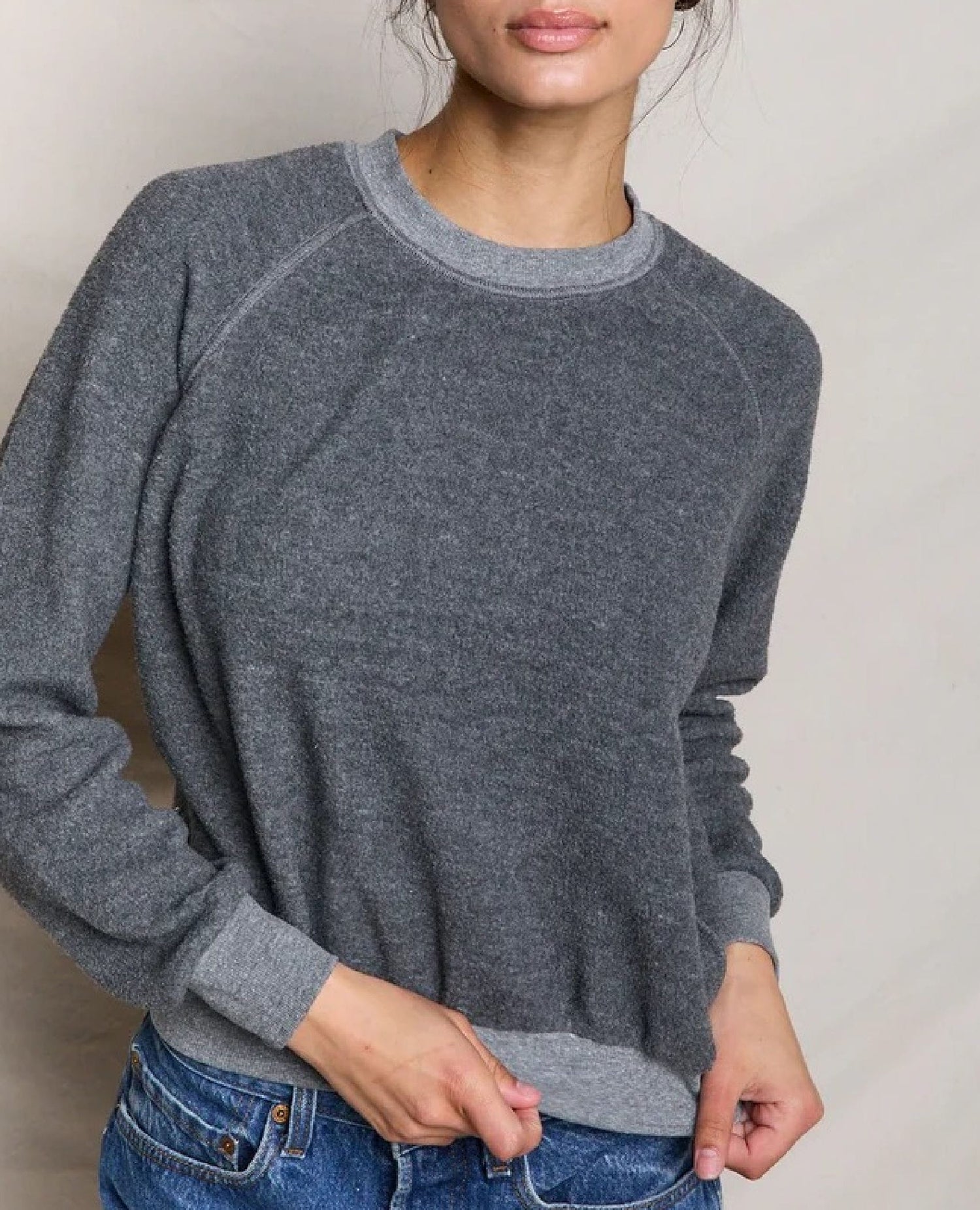 Ziggy Dark Heather Grey Sweatshirt