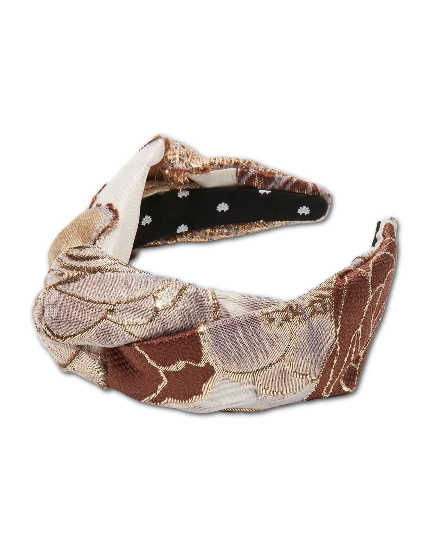 Plum Blush Greta Floral Lace Headband